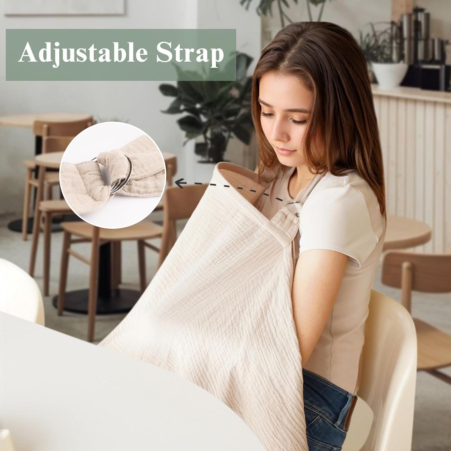 Pack de 2 Cubiertas de Lactancia Coreeky 100% Algodón Verde