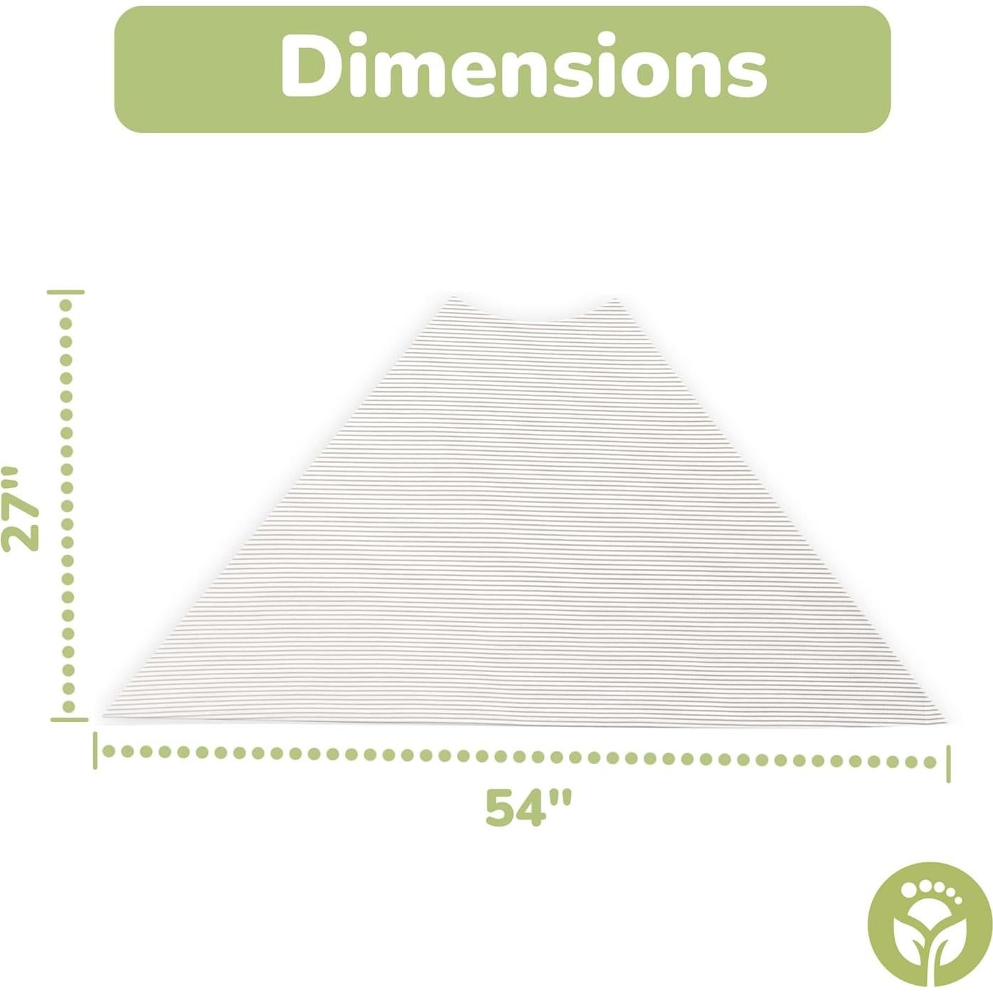 Cubierta de Lactancia WeeSprout Rayas Grises, Lavable y Transpirable