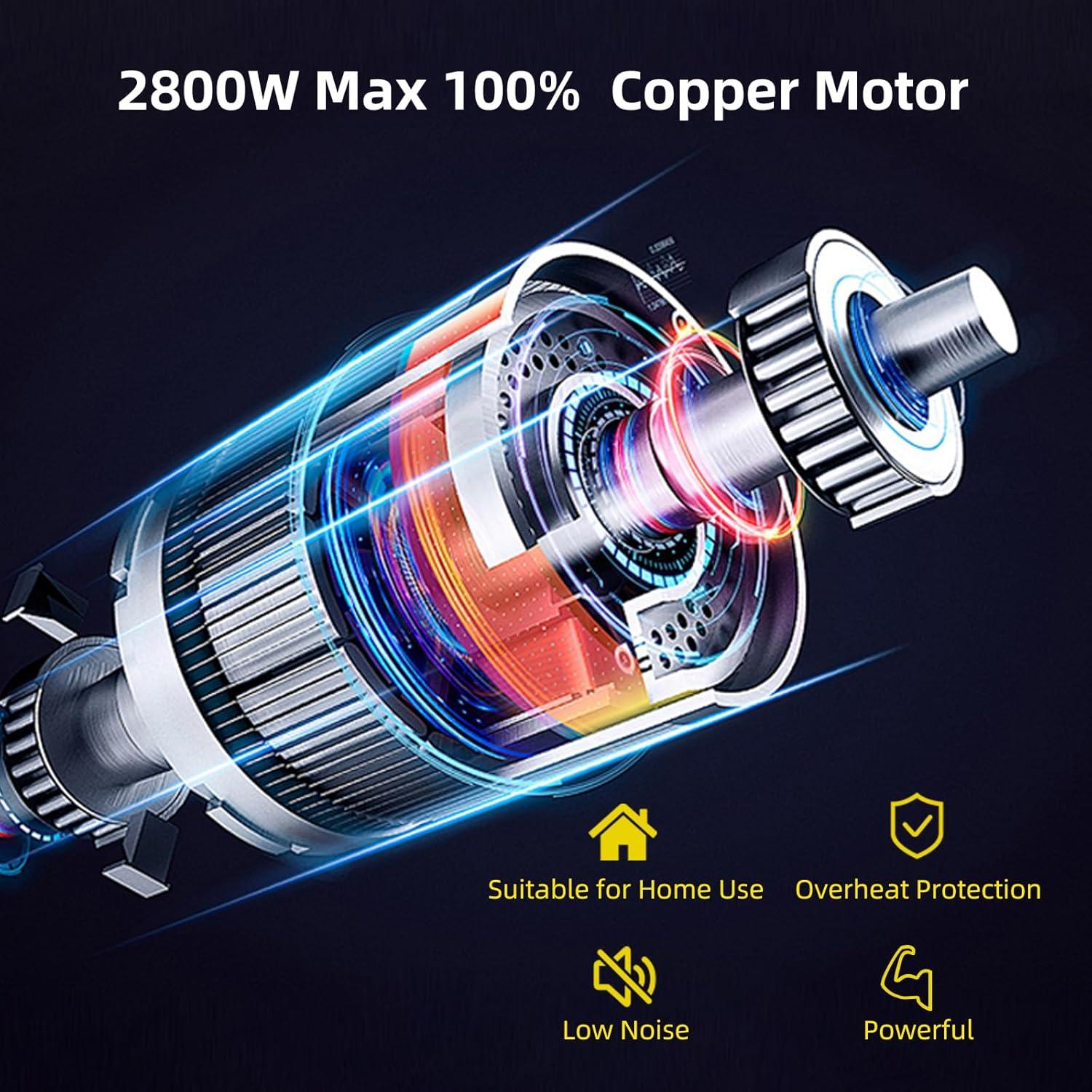 Picadora de Carne Eléctrica GELANGS 350W con Kit de Embutidos