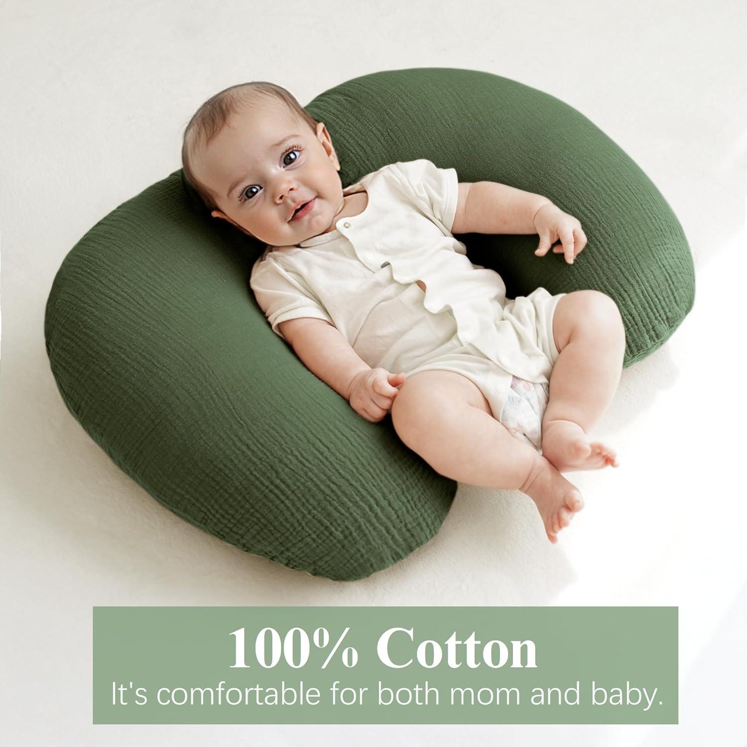 Fundas de Almohada de Lactancia Coreeky 100% Algodón - 2 Piezas