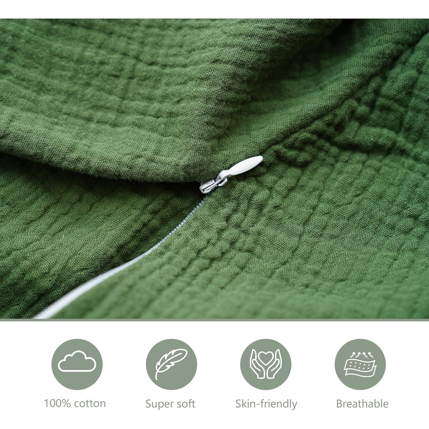 Fundas de Almohada de Lactancia Coreeky 100% Algodón - 2 Piezas