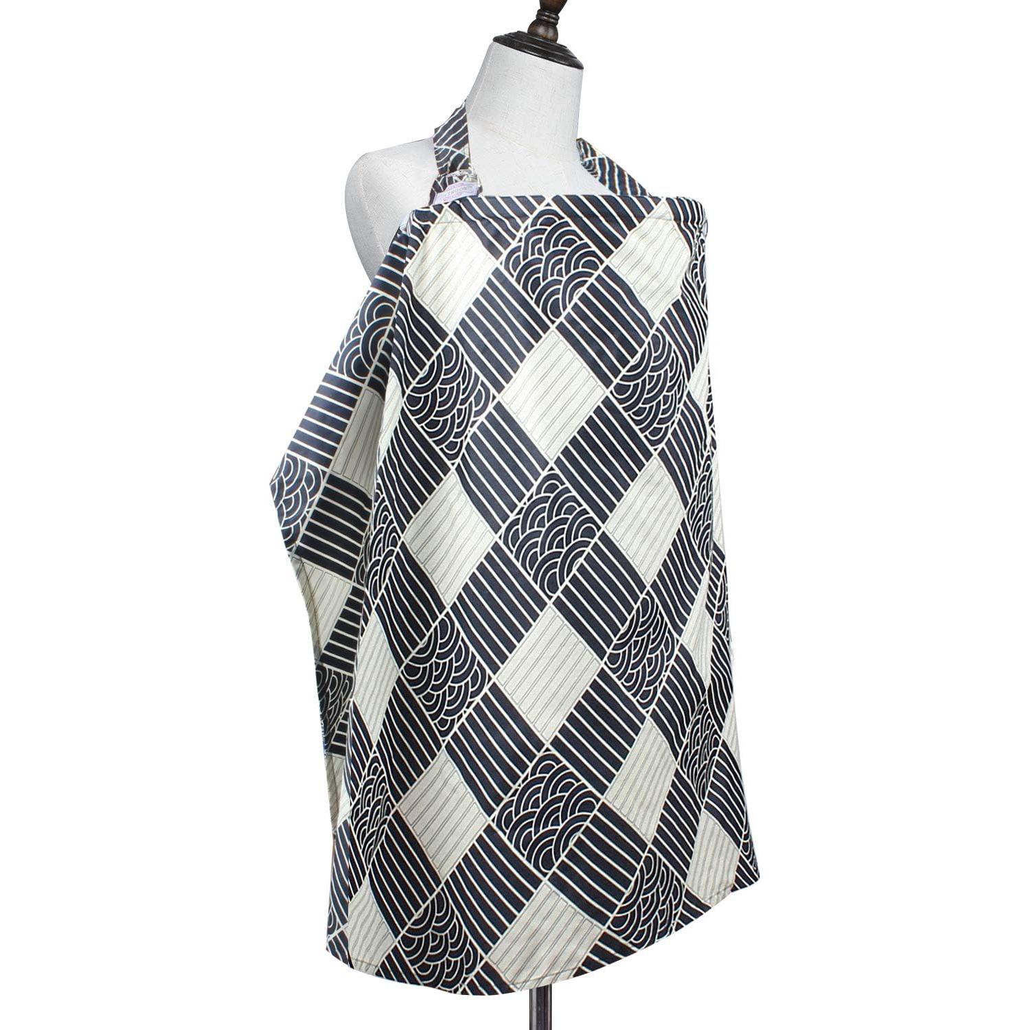 Funda de Lactancia UHINOOS Algodón Transpirable Ajustable Negro