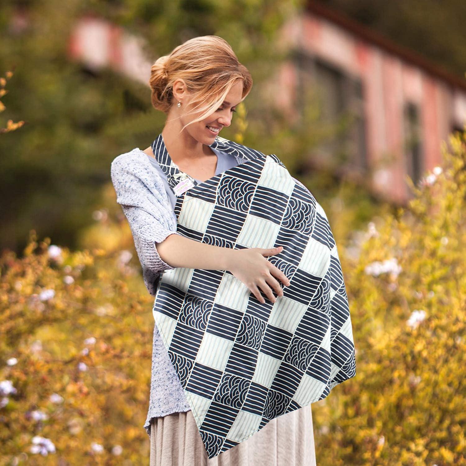 Funda de Lactancia UHINOOS Algodón Transpirable Ajustable Negro