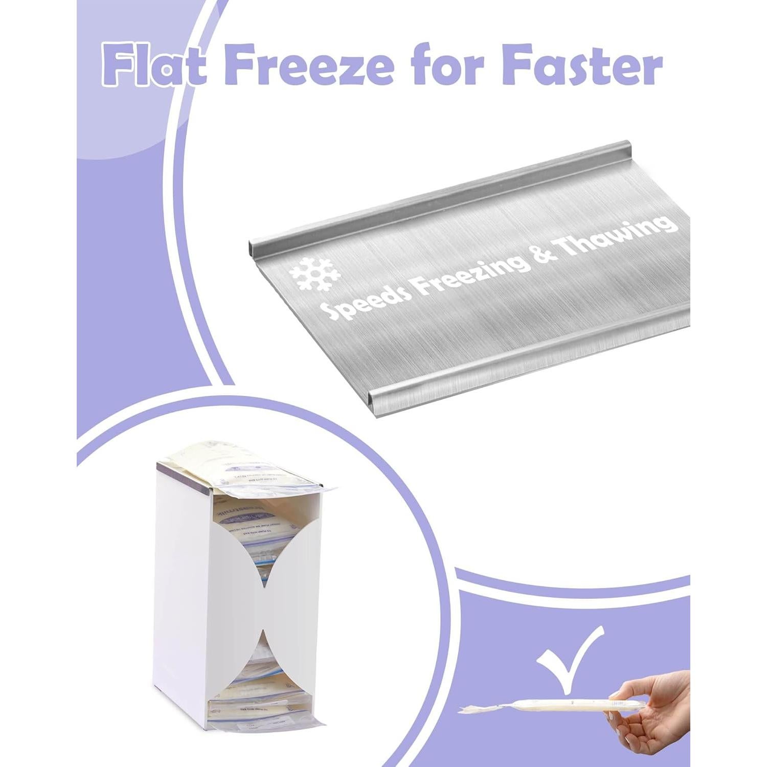 Organizador de Congelador para Leche Materna Y01 - Almacenamiento Eficiente