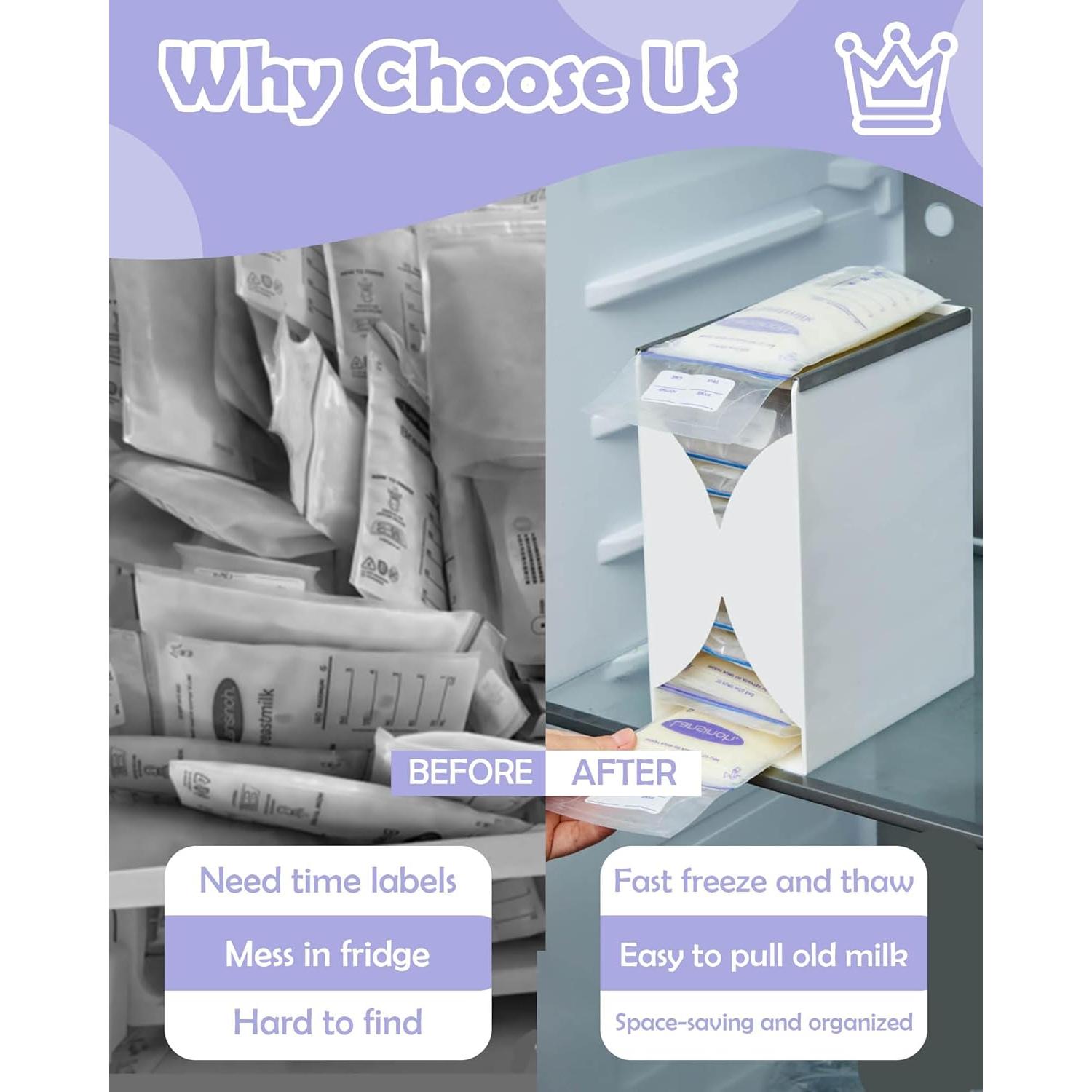 Organizador de Congelador para Leche Materna Y01 - Almacenamiento Eficiente