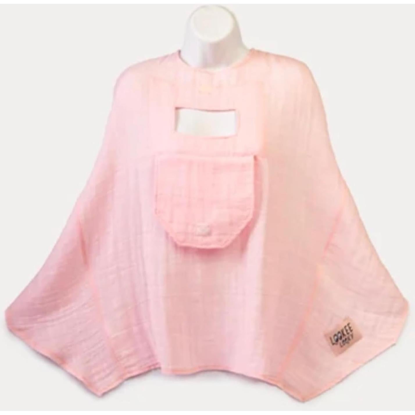 Cubierta de Lactancia Lookee Looky - 100% Algodón Muselina - Ventana Peekaboo