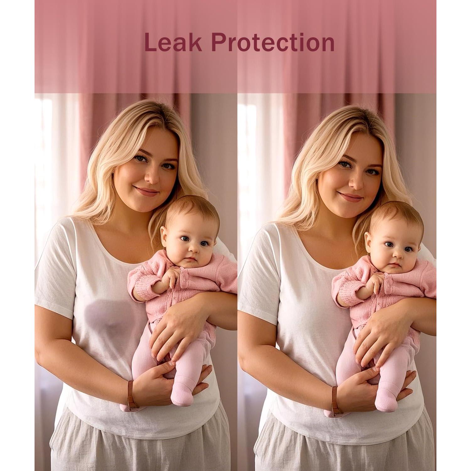 Almohadillas de Lactancia Lavables NEIYIDAREN 6 PCS Ultra-Absorbentes