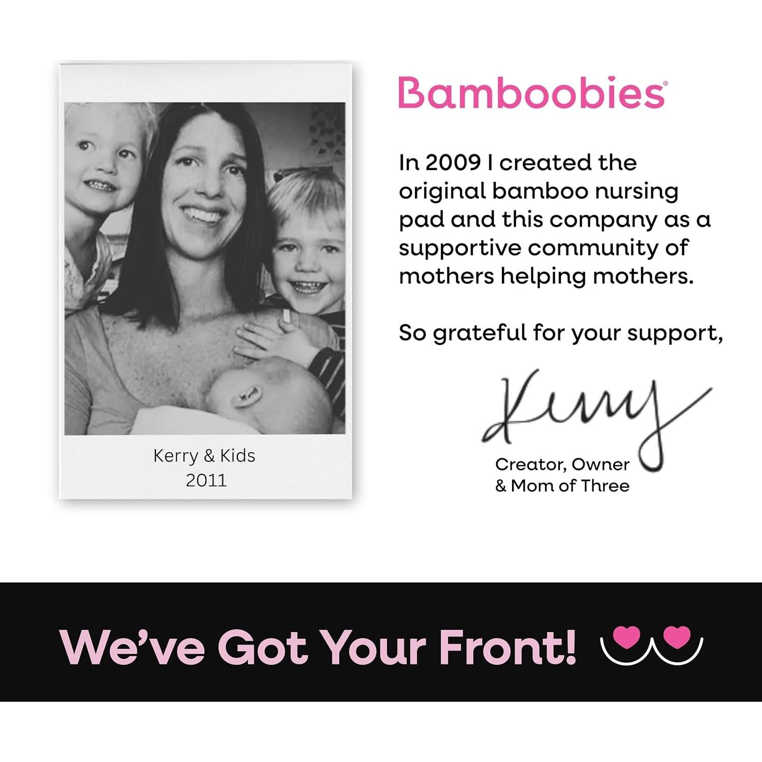 Bamboobies Almohadillas de Lactancia Reutilizables 8 Piezas