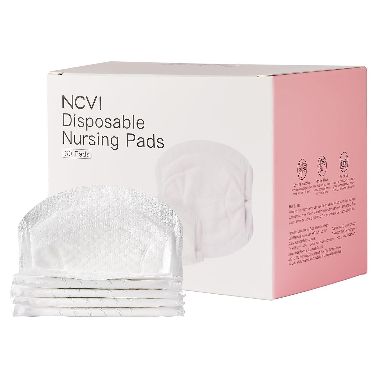 Almohadillas de Lactancia Desechables NCVI - 60 Unidades Ultra Absorbentes