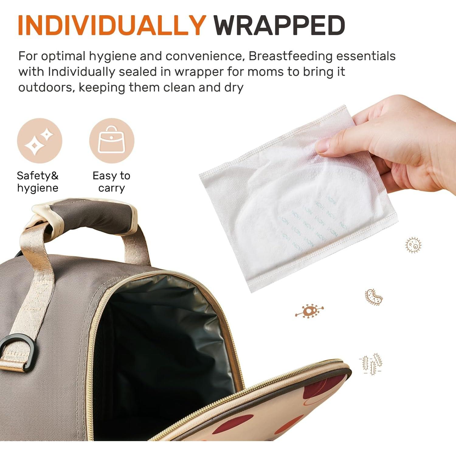 Almohadillas de Lactancia Desechables NCVI - 60 Unidades Ultra Absorbentes