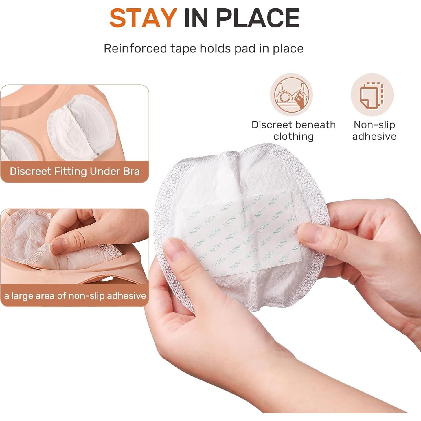 Almohadillas de Lactancia Desechables NCVI - 60 Unidades Ultra Absorbentes