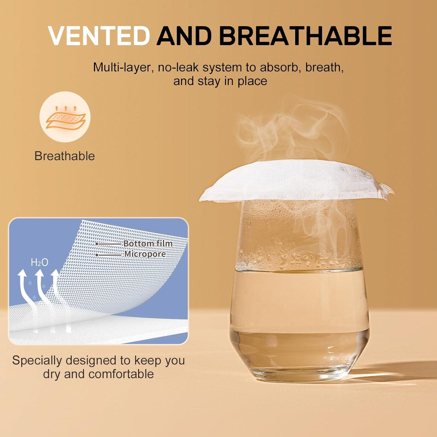 Almohadillas de Lactancia Desechables NCVI - 60 Unidades Ultra Absorbentes