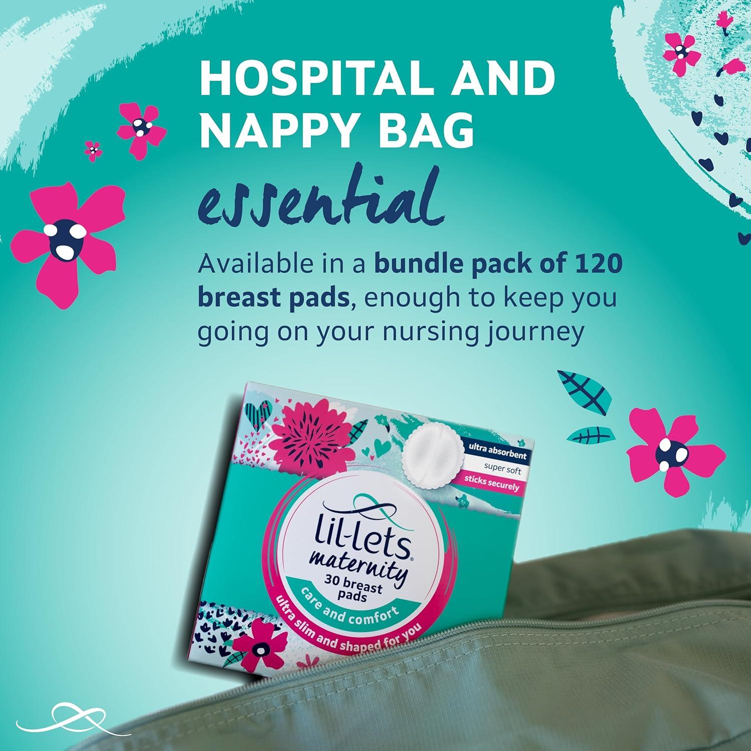 Almohadillas de Lactancia Lil-Lets - 120 Unidades Ultra-Finas