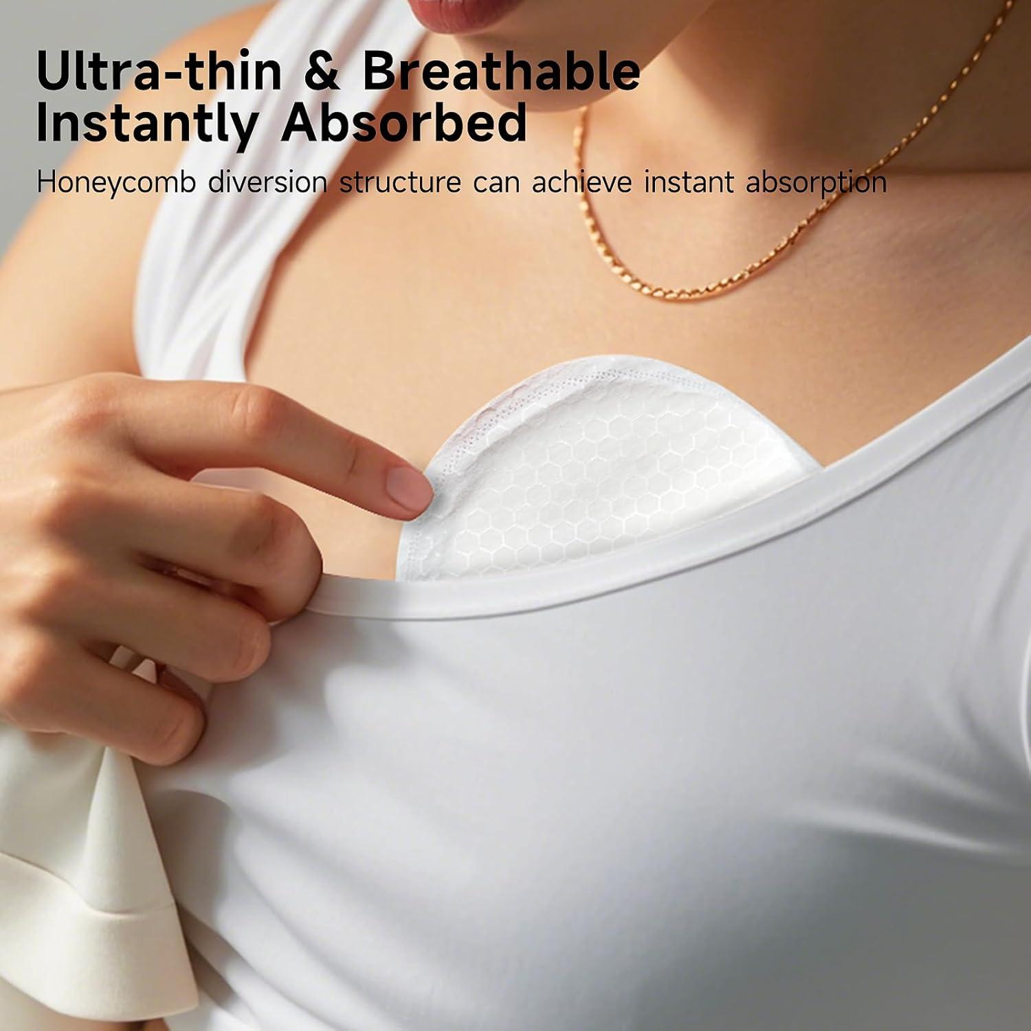 Almohadillas de Lactancia Desechables Snow Bear 100 Unidades Ultra Finas