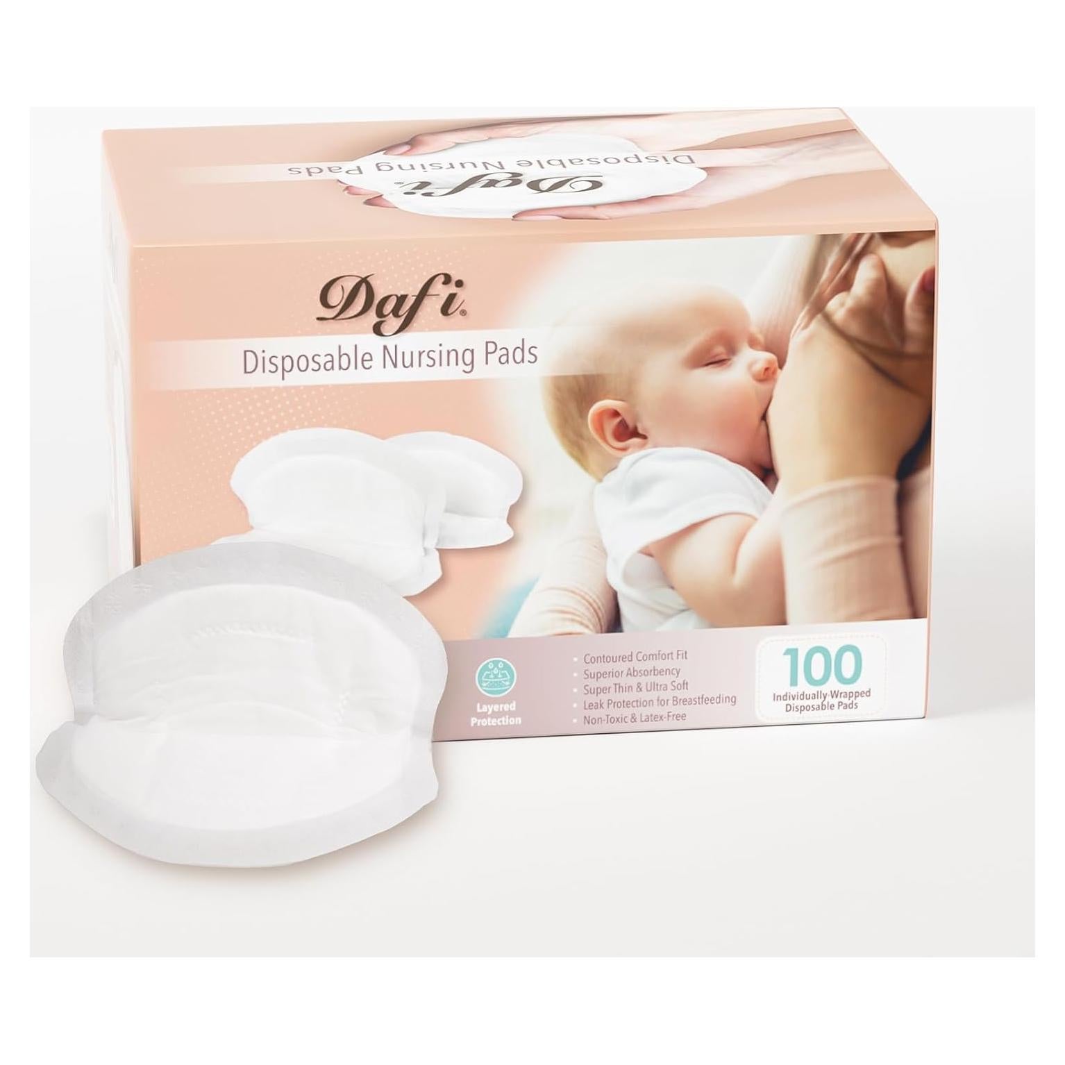 DAFI Almohadillas Desechables para Lactancia 100 Unidades