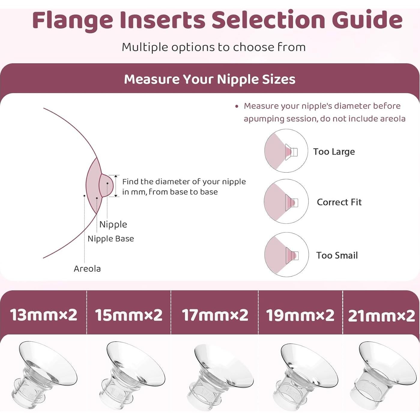 Kit de Lactancia Materna Nursi Luna 10PCS con Almohadillas y Bridas