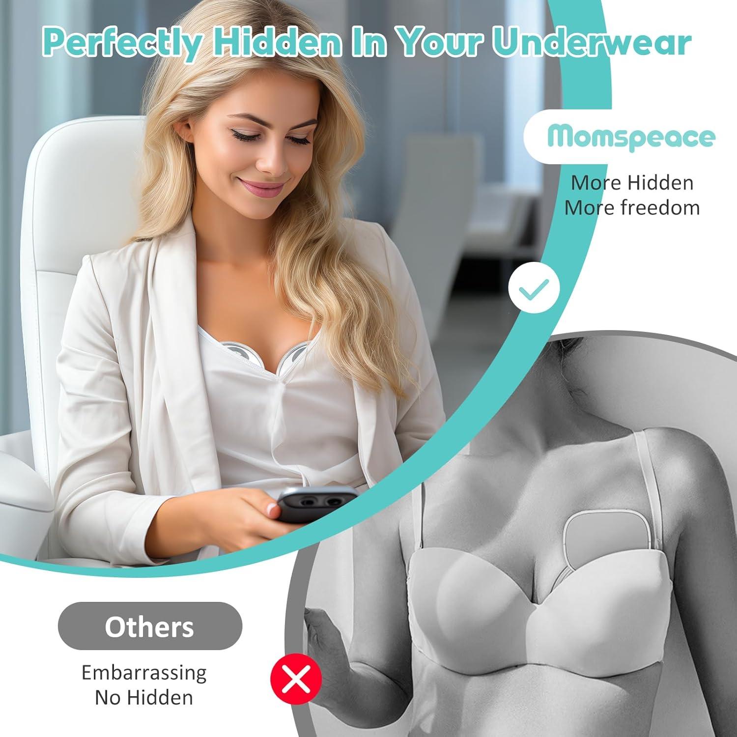 Extractor de Leche Eléctrico Inalámbrico Momspeace Doble 24mm