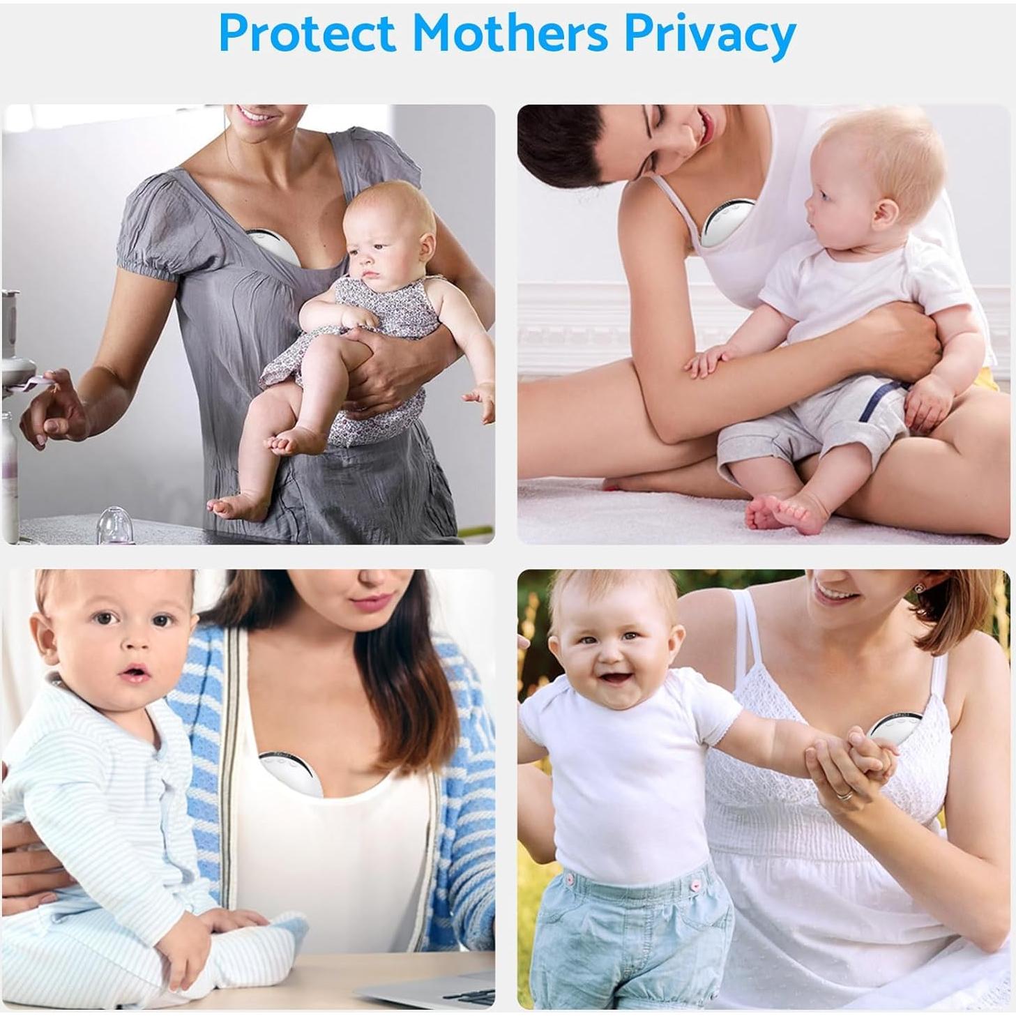 Extractor de Leche Eléctrico Portátil LAMSUET - 4 Modos, 12 Niveles, Bajo Ruido, 210ml