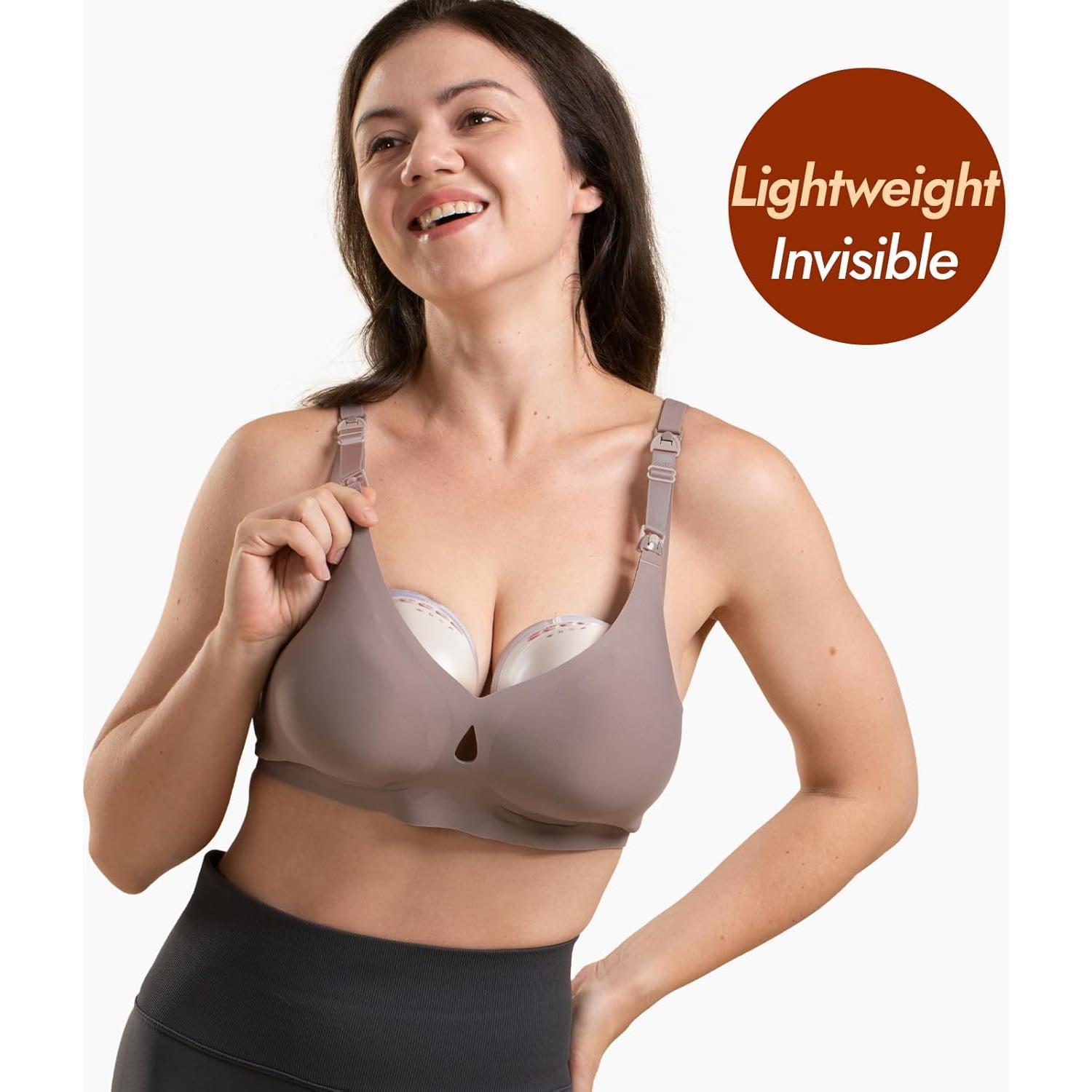 Bomba de Pecho Portátil NCVI 8111 Inalámbrica Rosa 2 Paquete