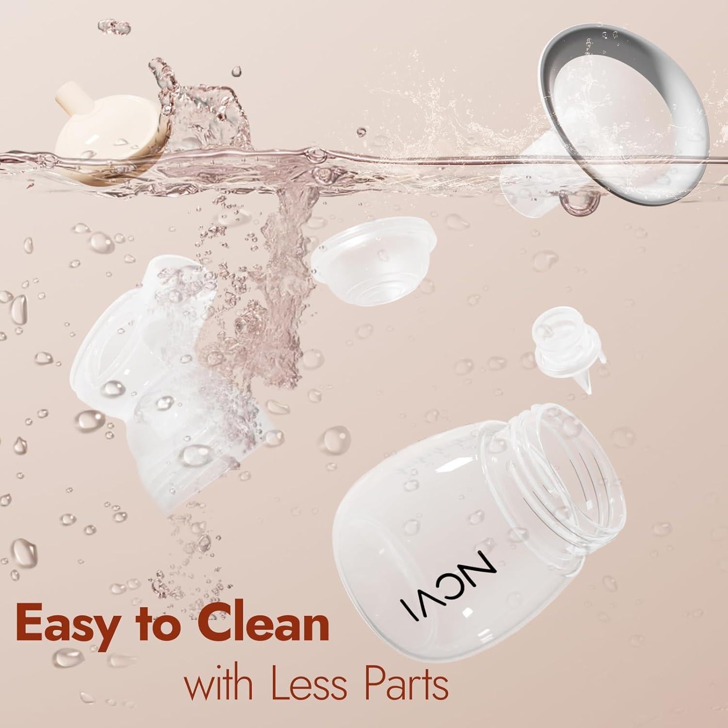 Bomba de Pecho Eléctrica NCVI 8132 con Masaje y Succión Ajustable