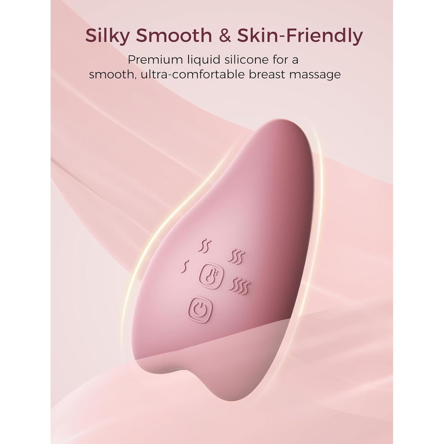 Masajeador de Lactancia Momcozy Pro, 8 Modos y Calentamiento Rápido