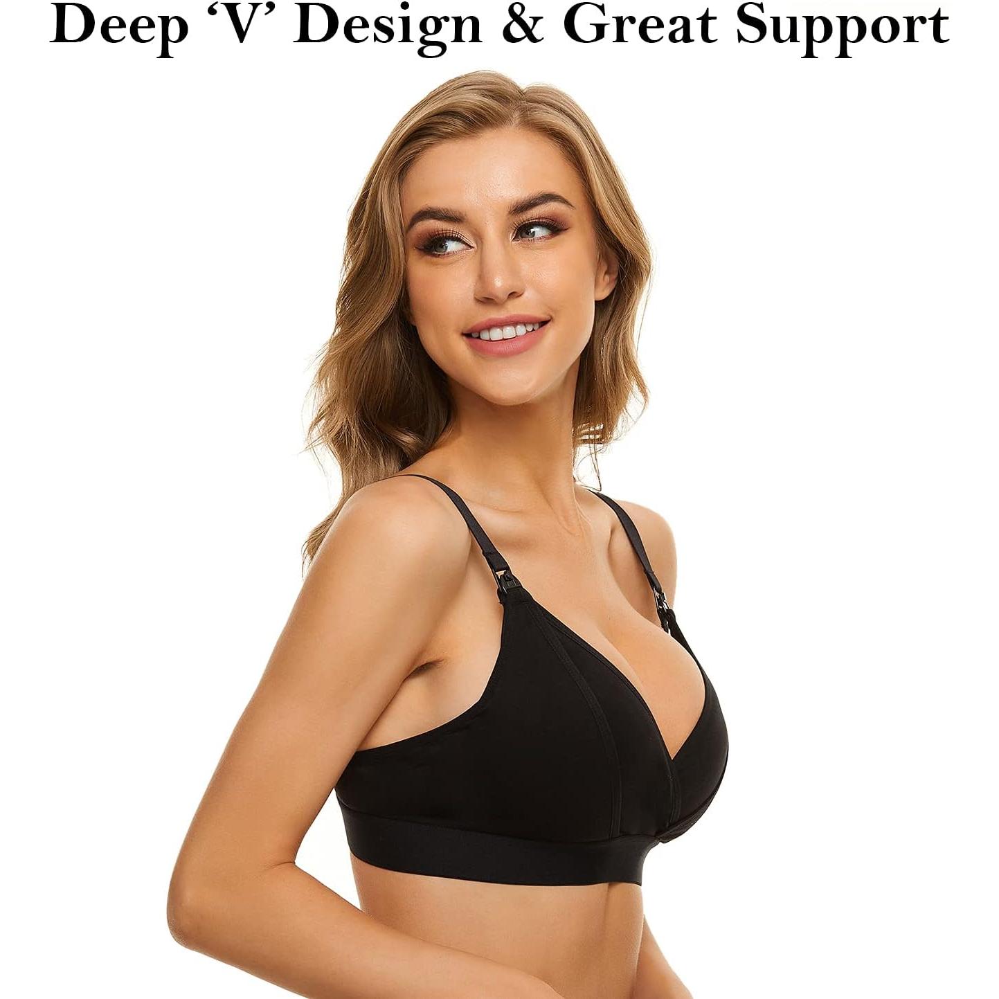 Sostén de Extracción Manos Libres Calabaza Talla Grande Negro