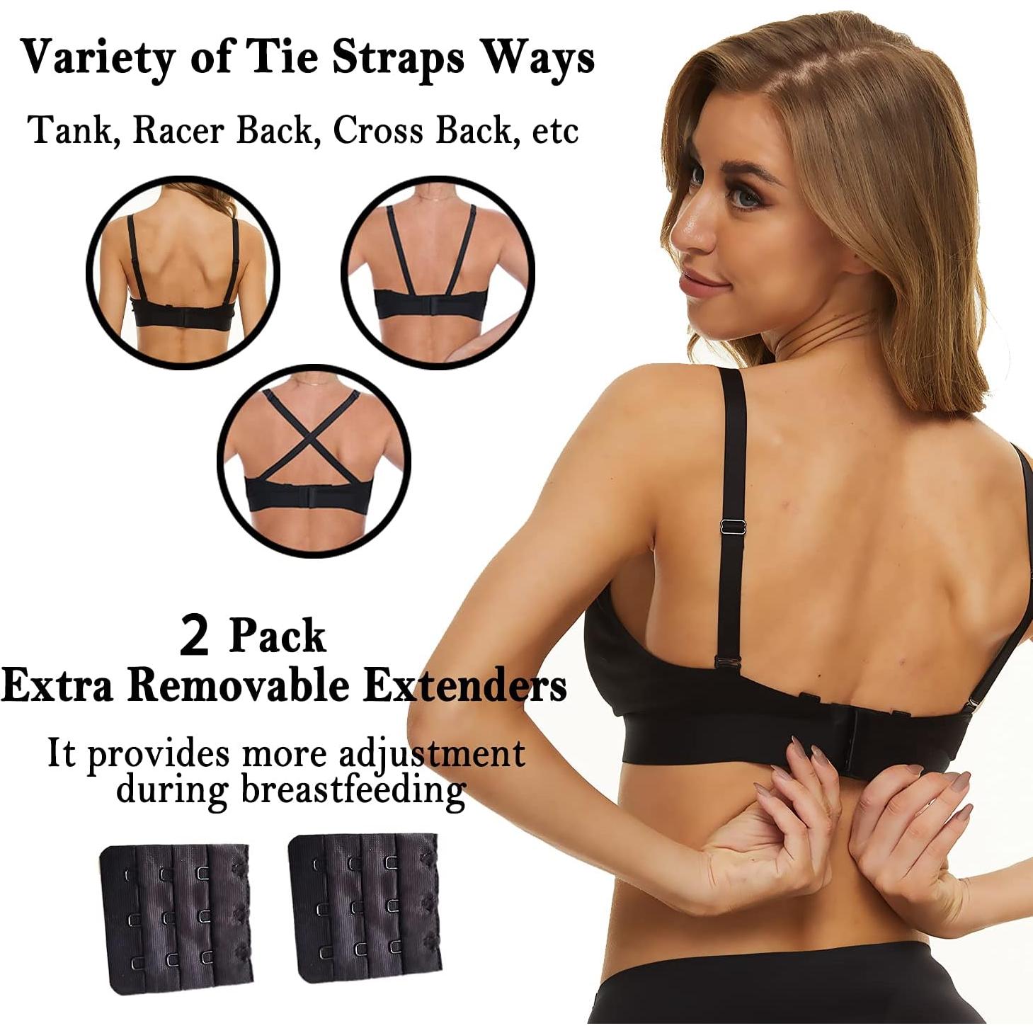 Sostén de Extracción Manos Libres Calabaza Talla Grande Negro