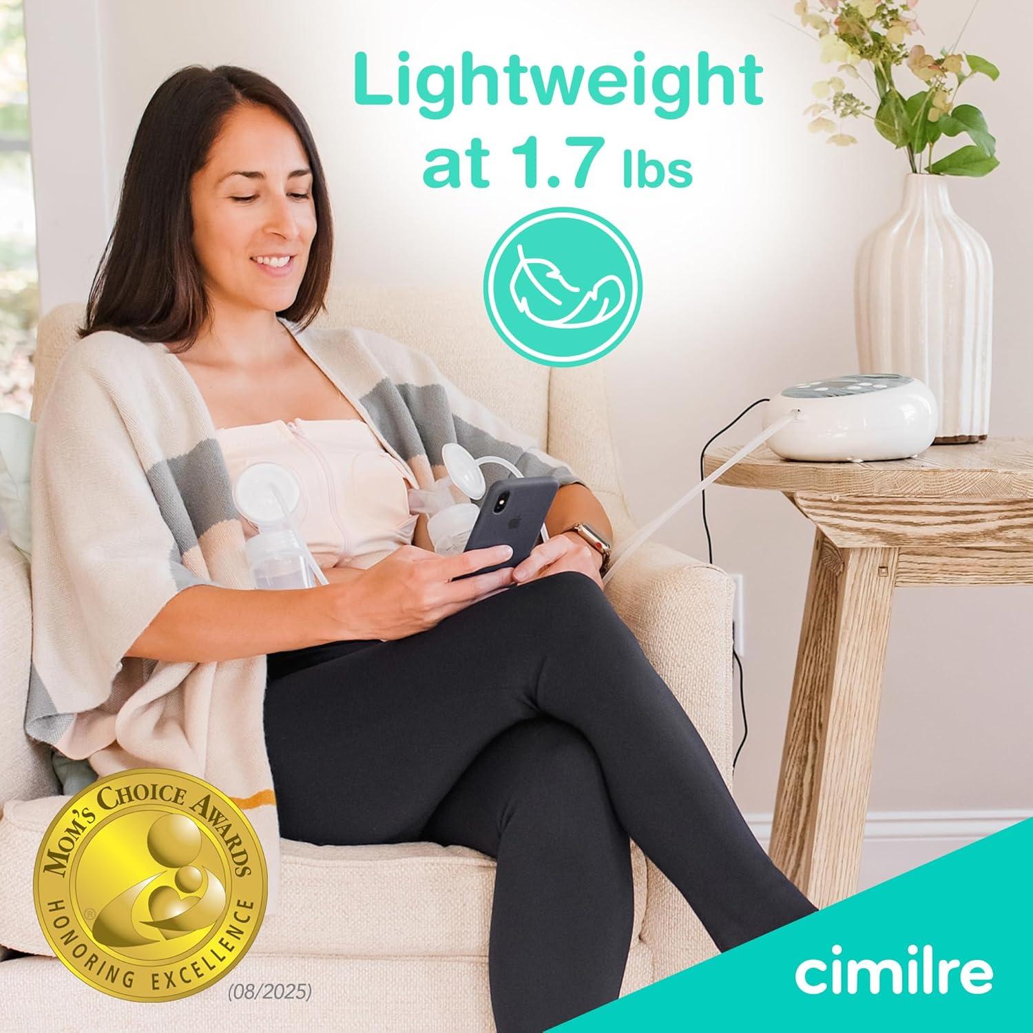 Bomba de Pecho Eléctrica Doble Cimilre S6 Ajustable con Múltiples Velocidades