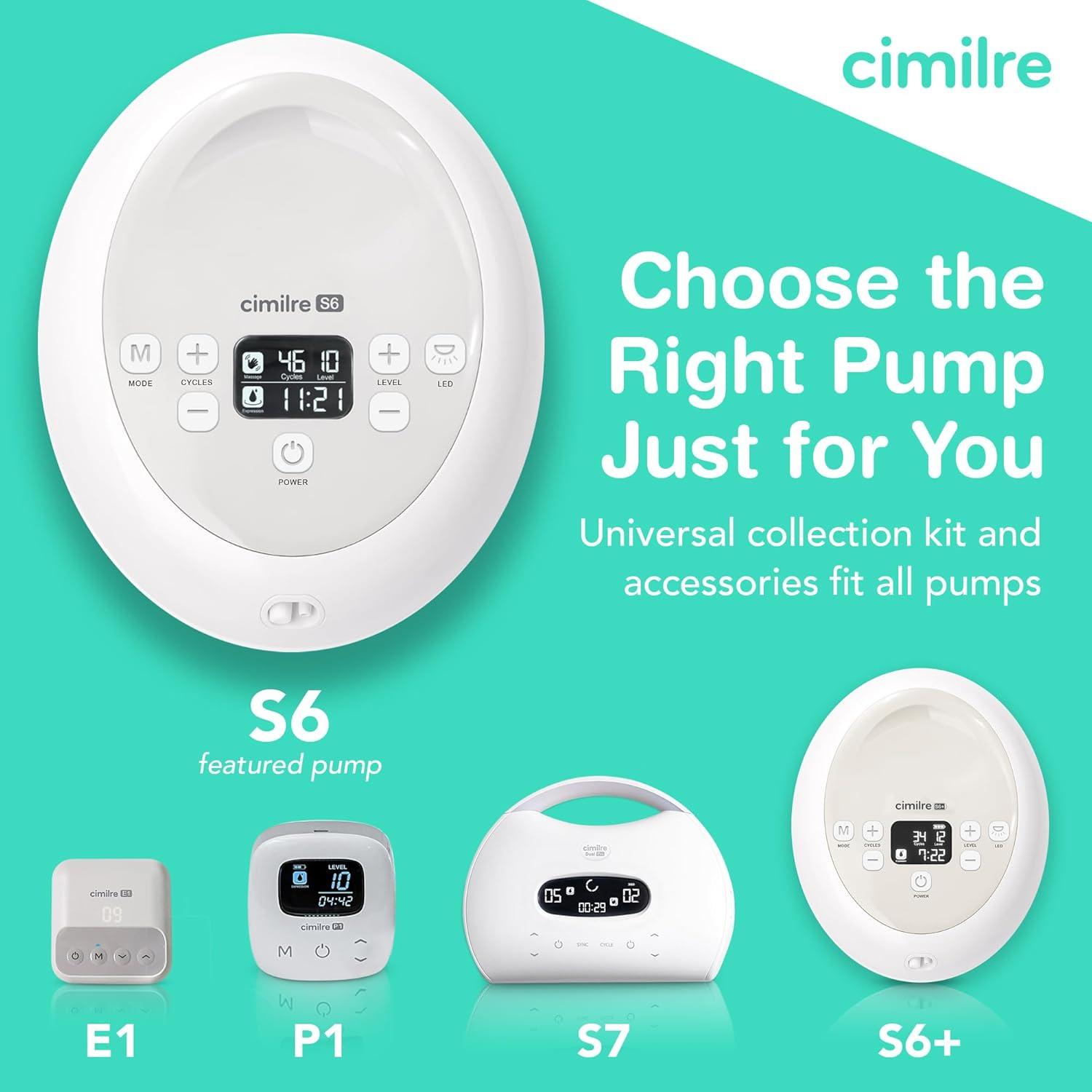 Bomba de Pecho Eléctrica Doble Cimilre S6 Ajustable con Múltiples Velocidades