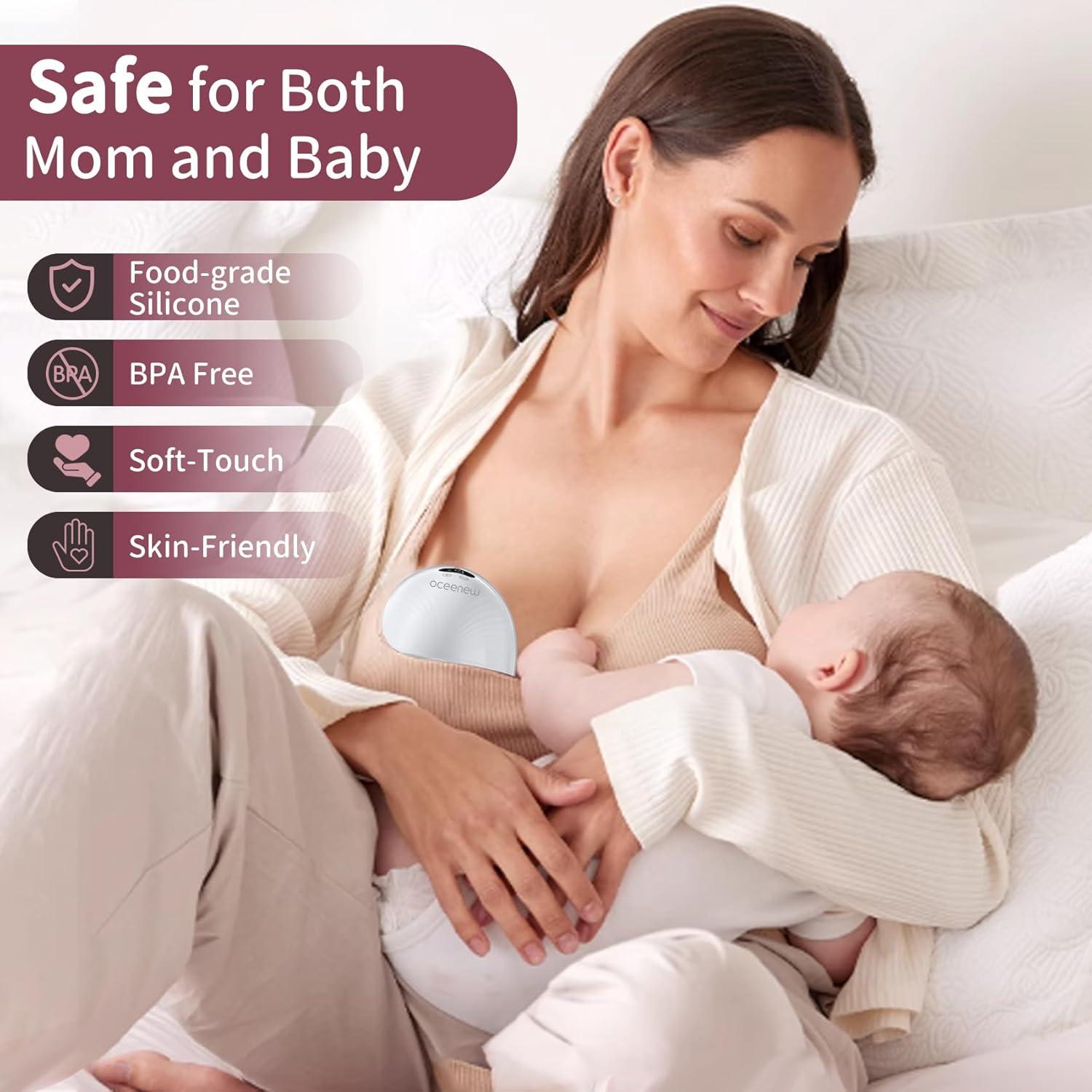 Extractor de Leche Eléctrico Oceenew 22003 Manos Libres 3 Modos