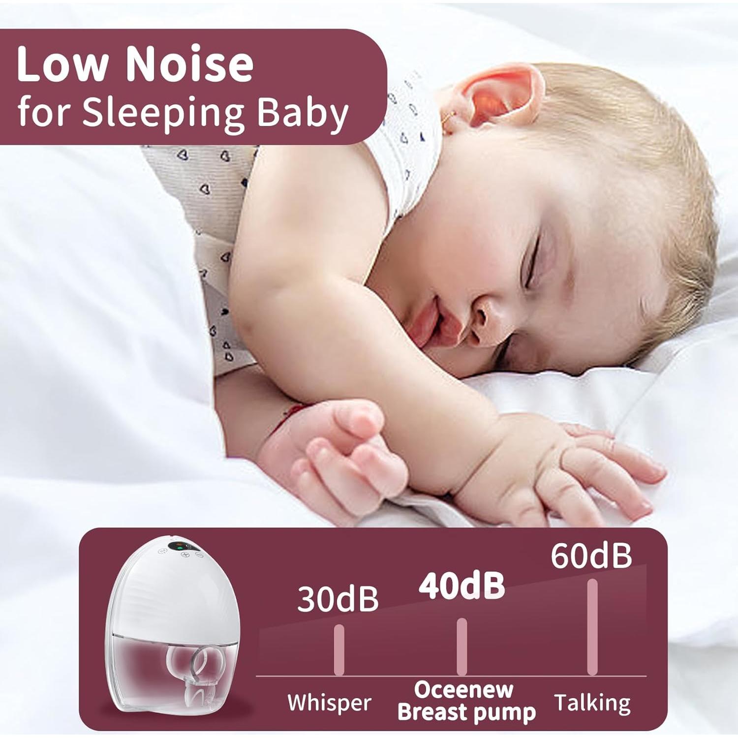 Extractor de Leche Eléctrico Oceenew 22003 Manos Libres 3 Modos