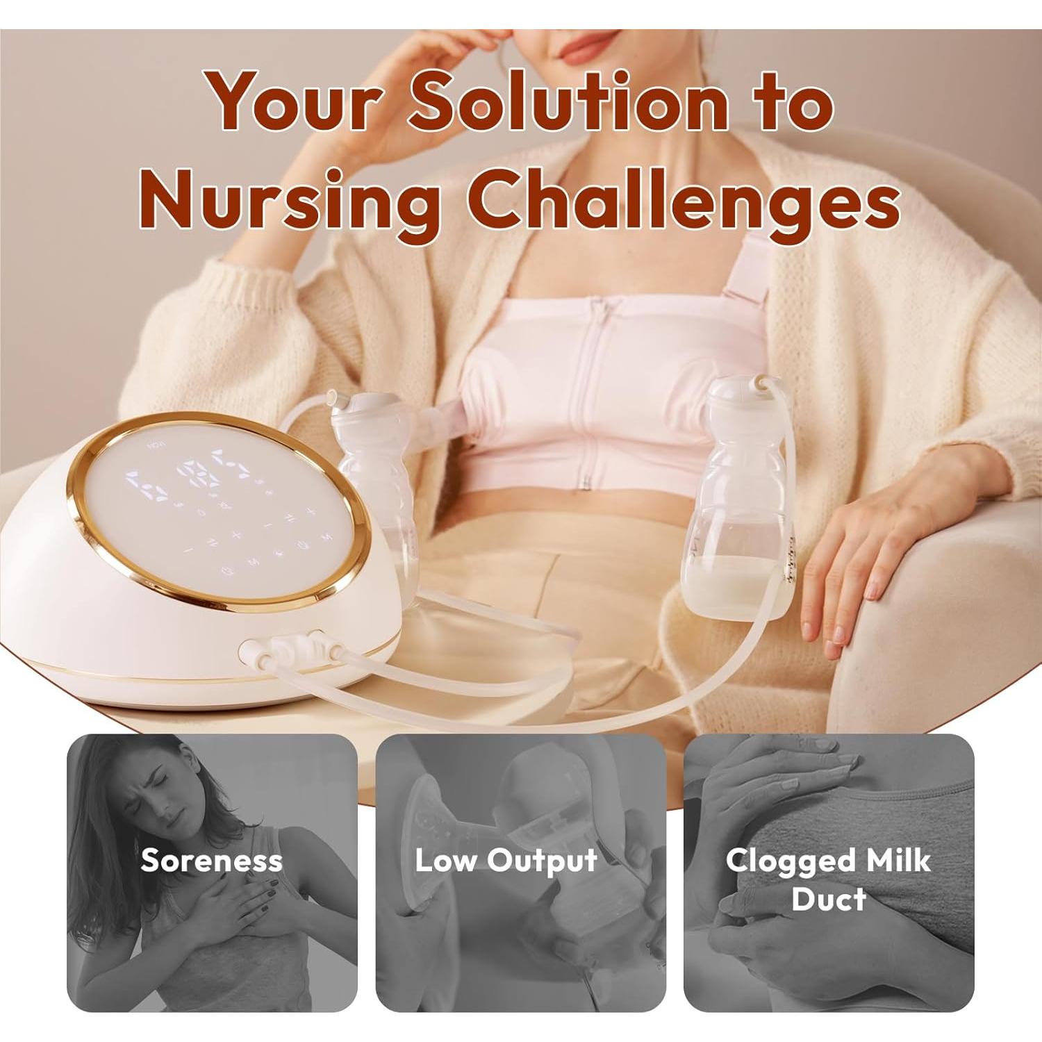 Bomba de Pecho Eléctrica NCVI F1 con Micro-Vibración y Succión Ajustable