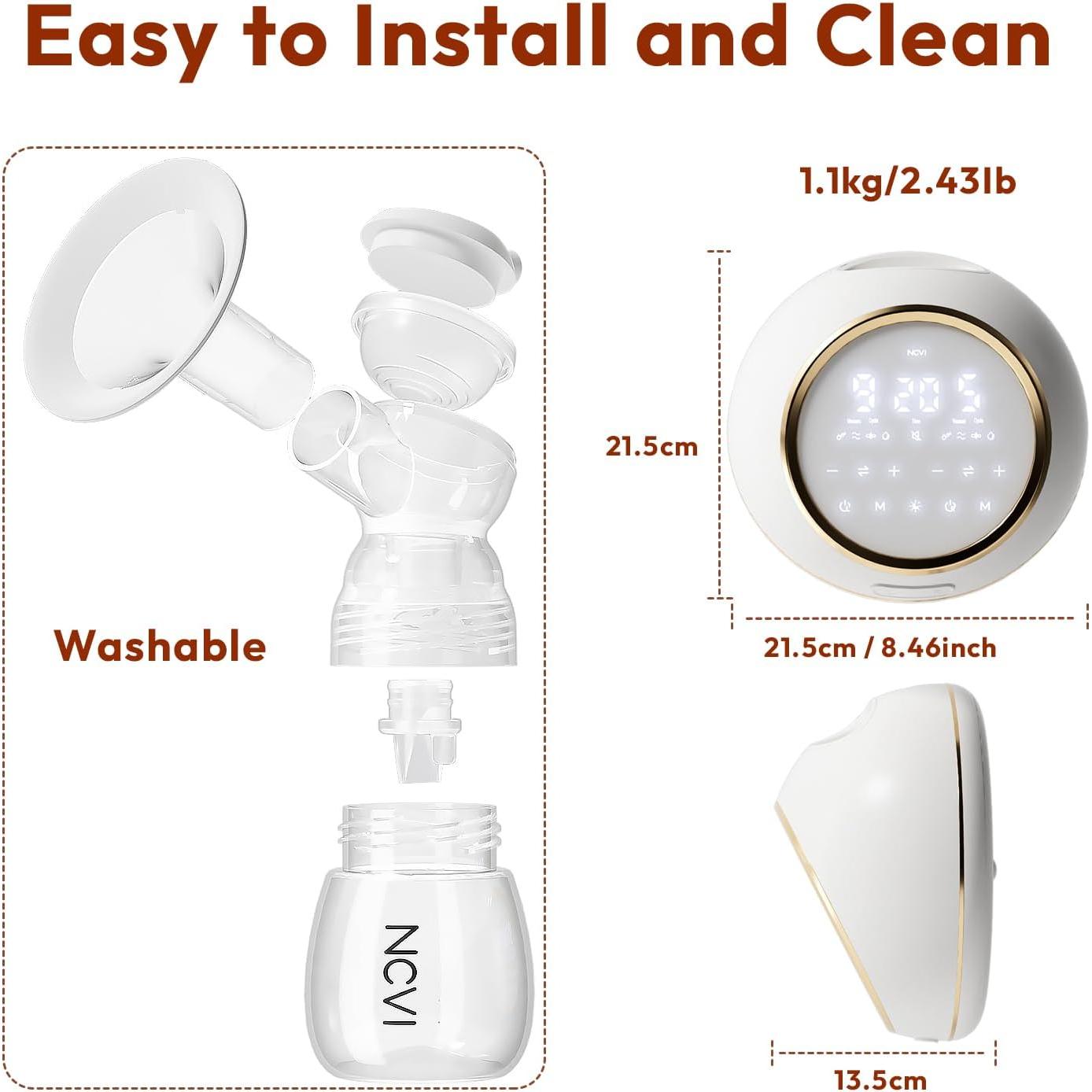 Bomba de Pecho Eléctrica NCVI F1 con Micro-Vibración y Succión Ajustable