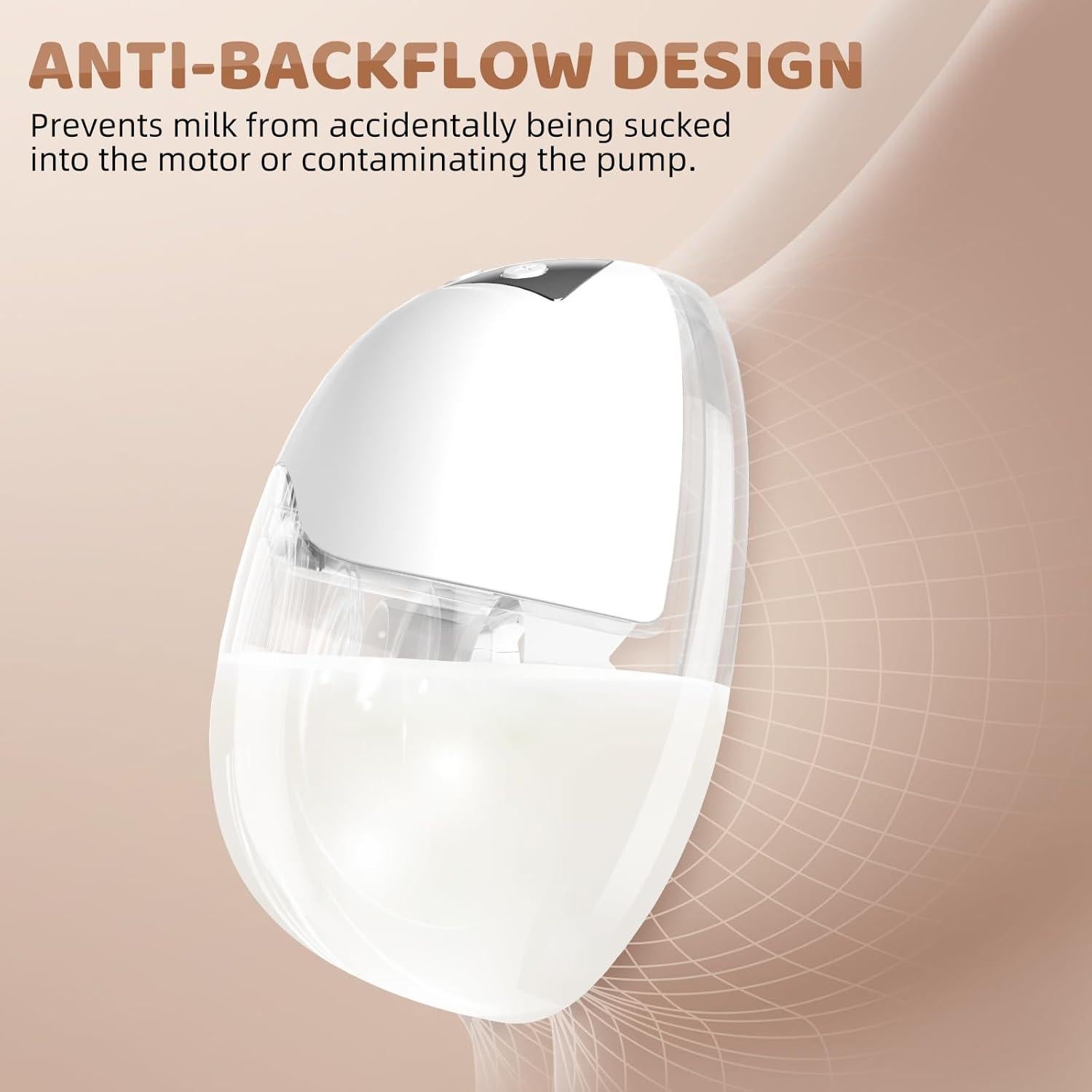 Extractor de Leche Eléctrico Hervimo MY-378, 4 Modos, 12 Niveles