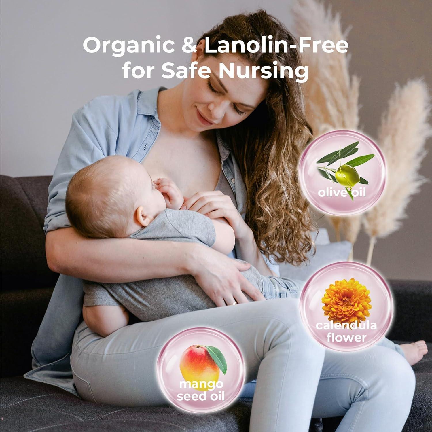 Crema para Pezones SilkySecret 60ml Orgánica y Sin Lanolina