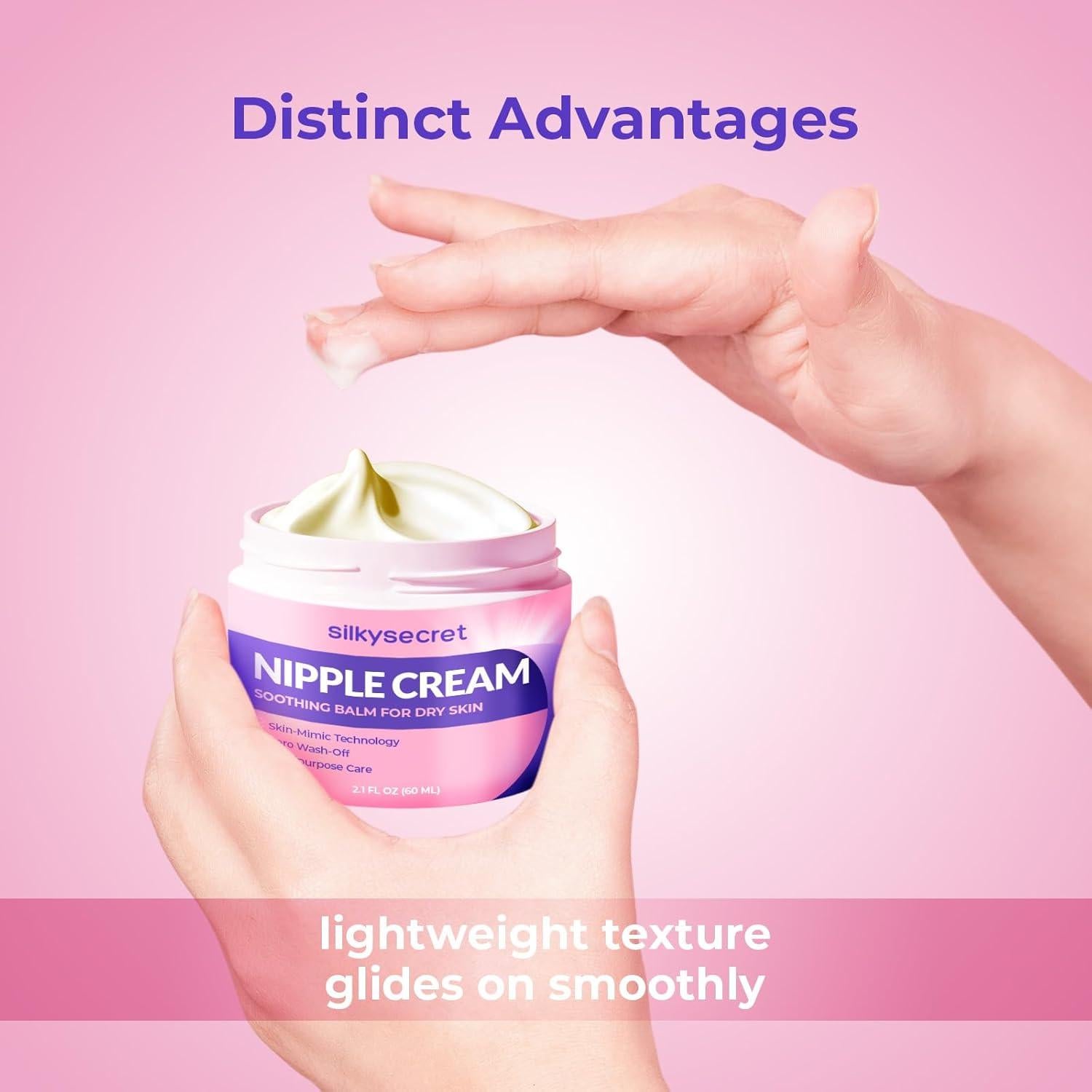 Crema para Pezones SilkySecret 60ml Orgánica y Sin Lanolina