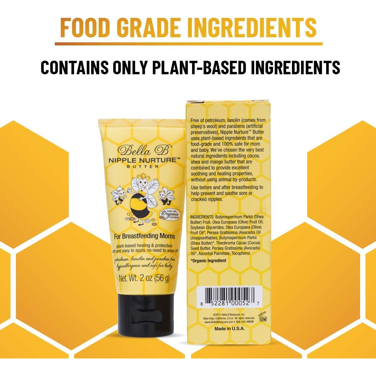 Crema de Pezón Orgánica Bella B Nurturing 56.7g Sin Lanolina