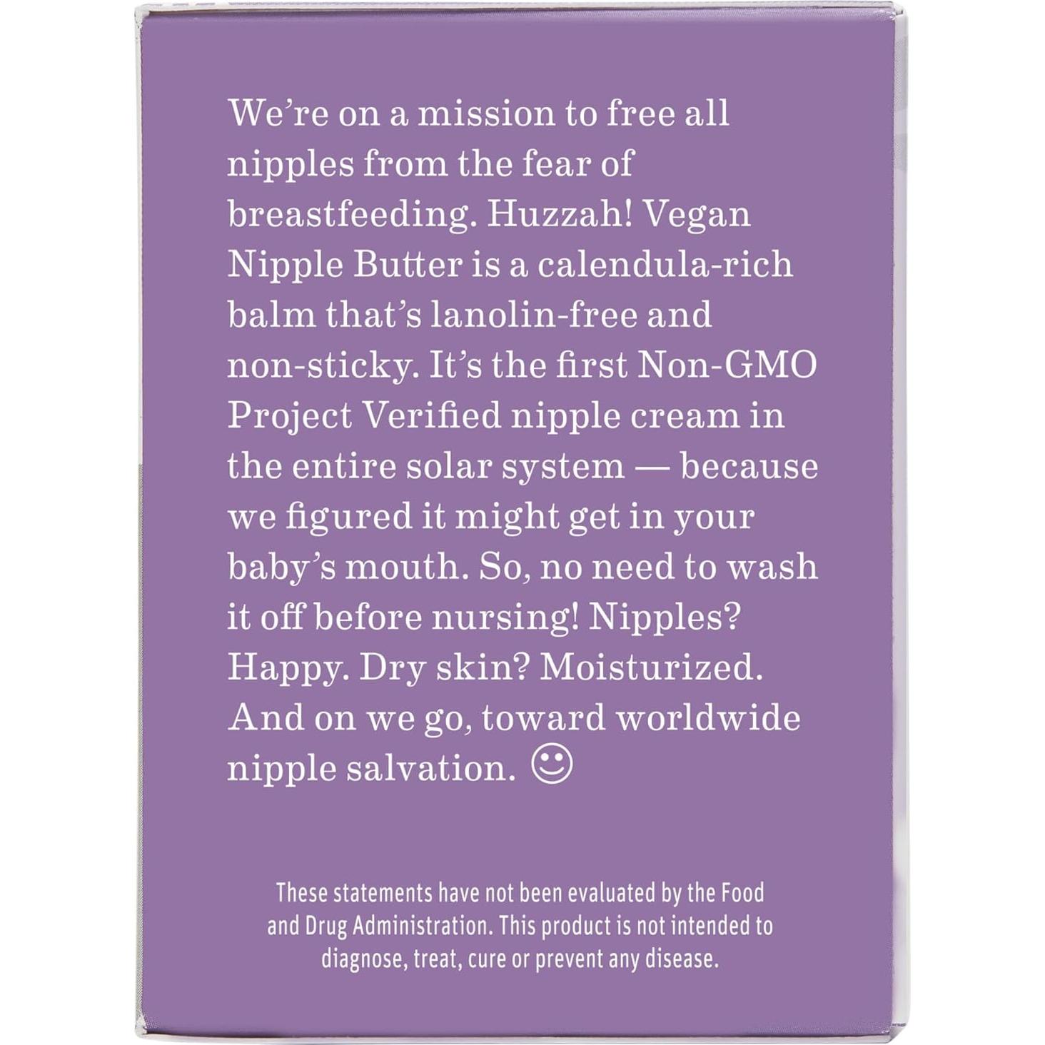 Mantequilla Vegana para Pezones Earth Mama 56.7g - Sin Lanolina