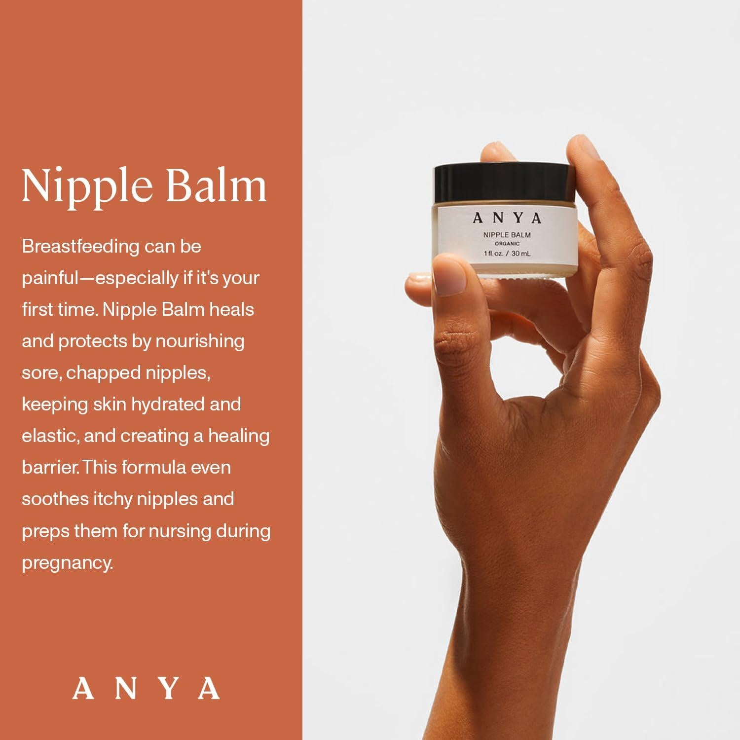 Bálsamo para Pezones Orgánico ANYA 90g - Alivio Lactancia