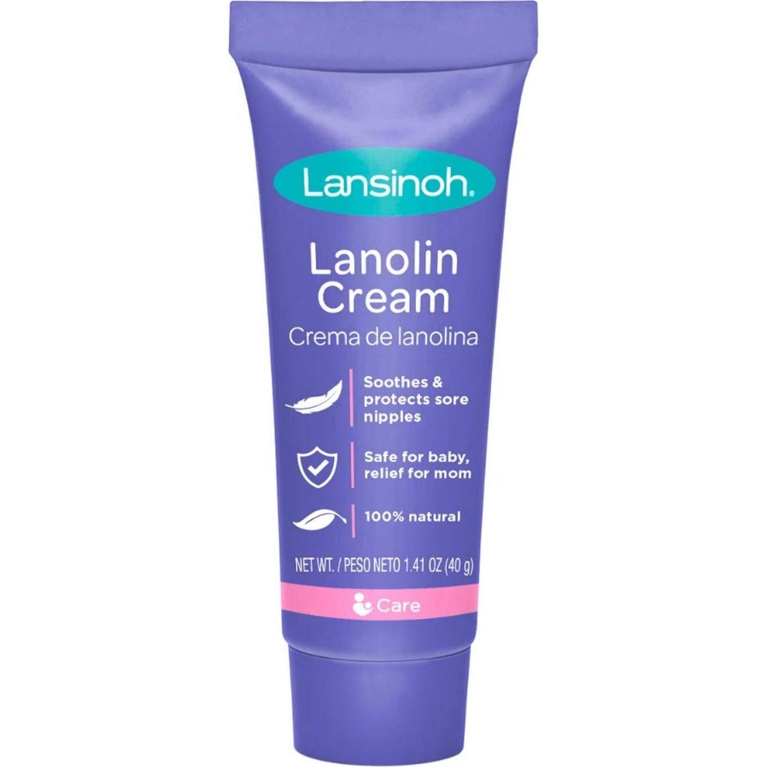 Crema de pezones Lansinoh de lanolina 4x280g