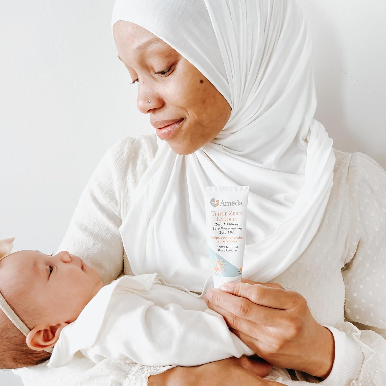 Crema de pezón Lanolina Ameda 35g 100% Natural para Lactancia