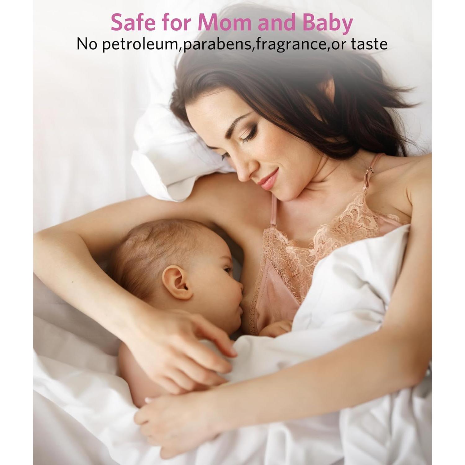 Crema de pezón de lanolina 100% natural 50g - Alivio para lactancia