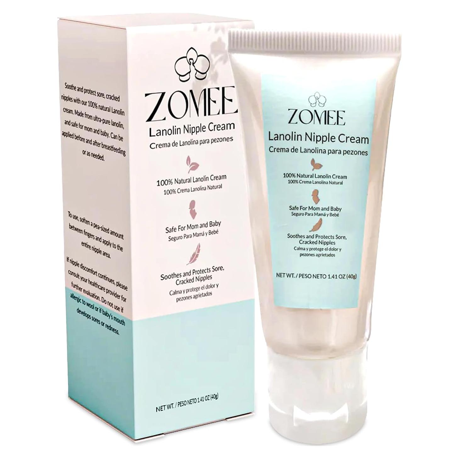 Crema de Lanolina Zomee para Pezones 40g - Alivio Lactancia