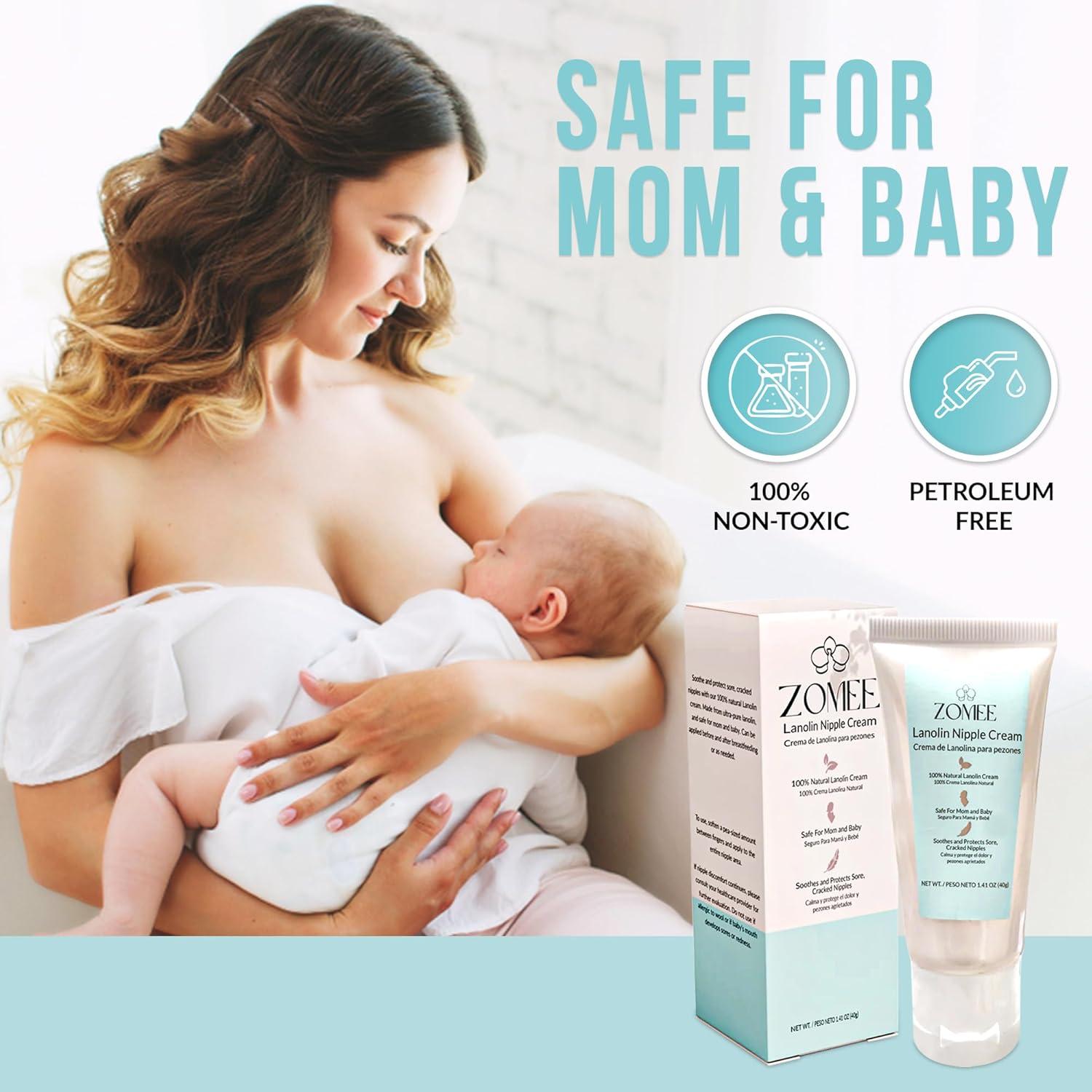 Crema de Lanolina Zomee para Pezones 40g - Alivio Lactancia