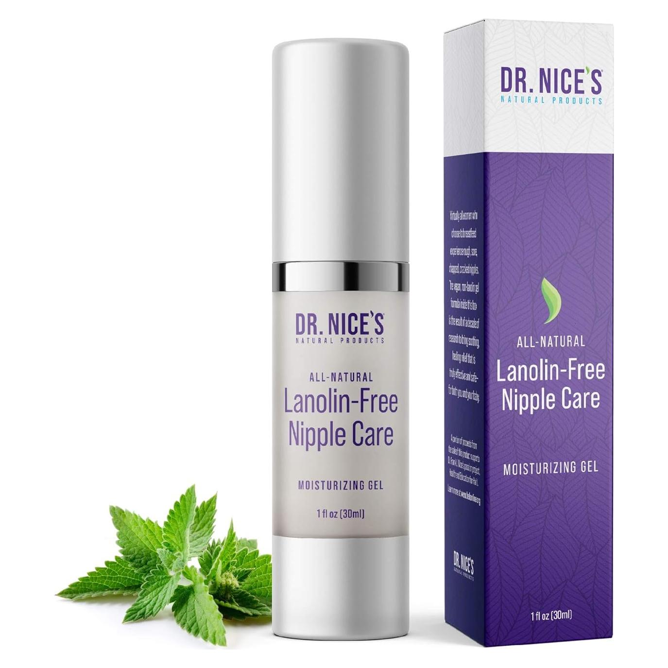 Gel Hidratante para Pezones Dr. Nice - 29.57 ml - Sin Lanolina