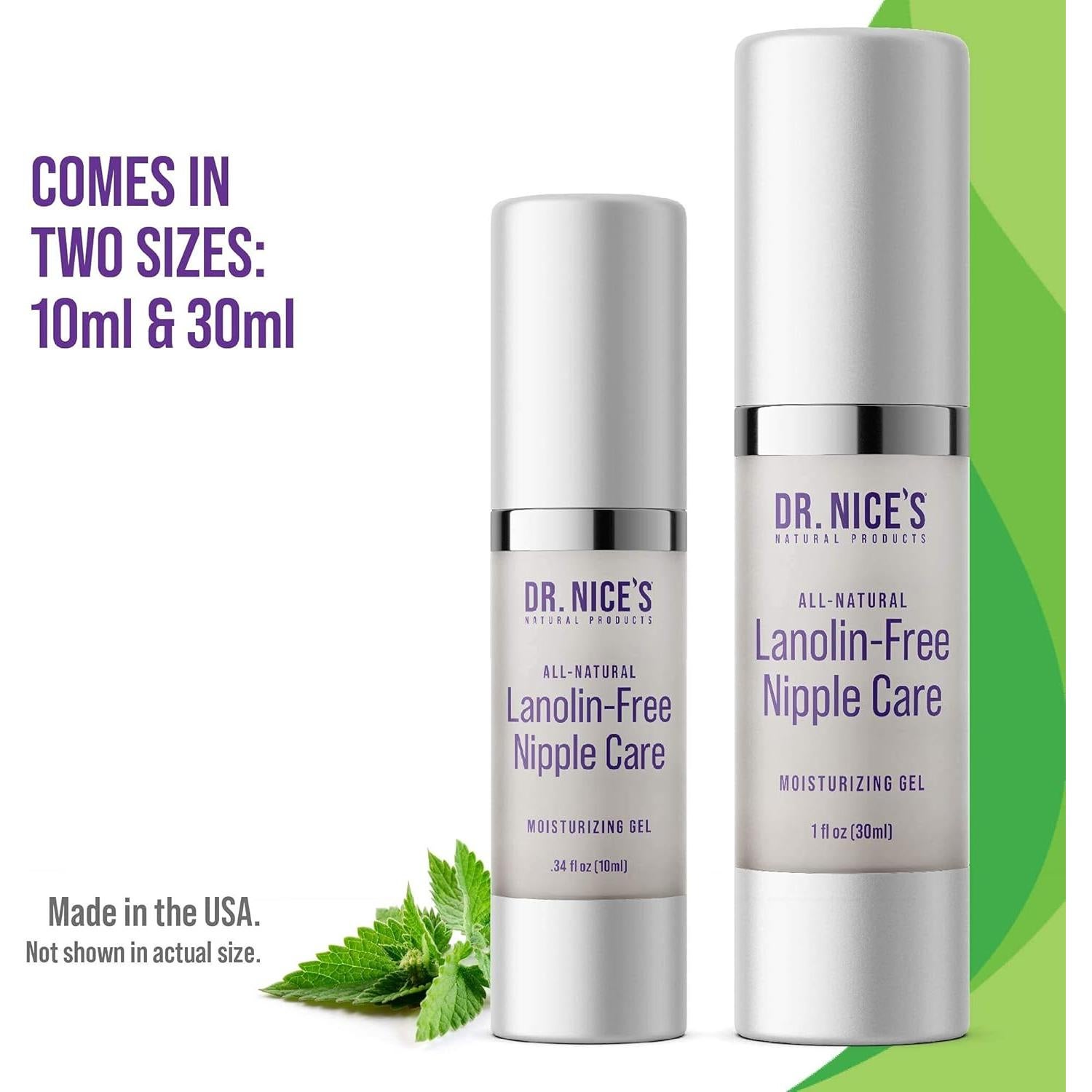 Gel Hidratante para Pezones Dr. Nice - 29.57 ml - Sin Lanolina