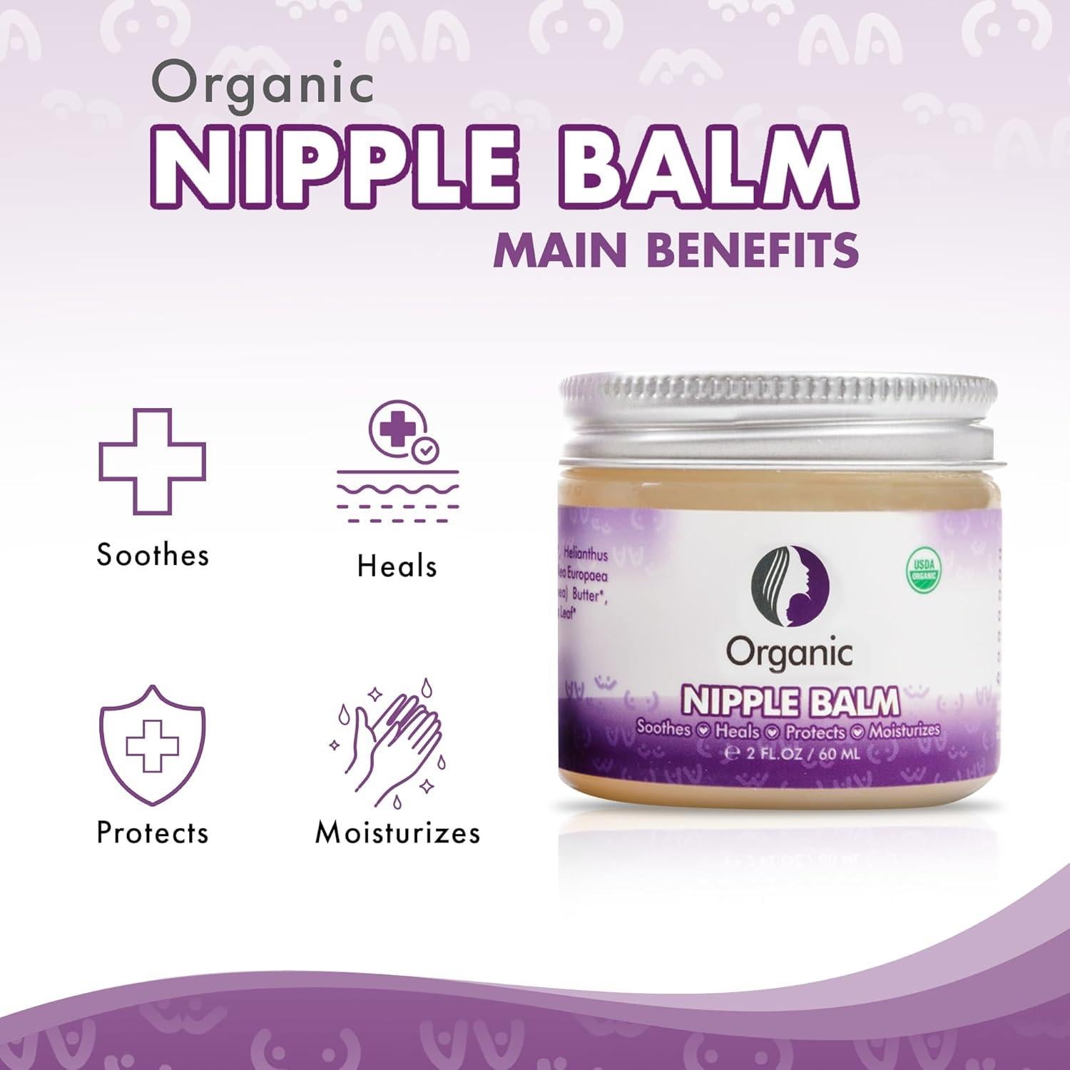 Crema para Pezones Mommyz Love 56.7g - Alivio Rápido y Orgánico