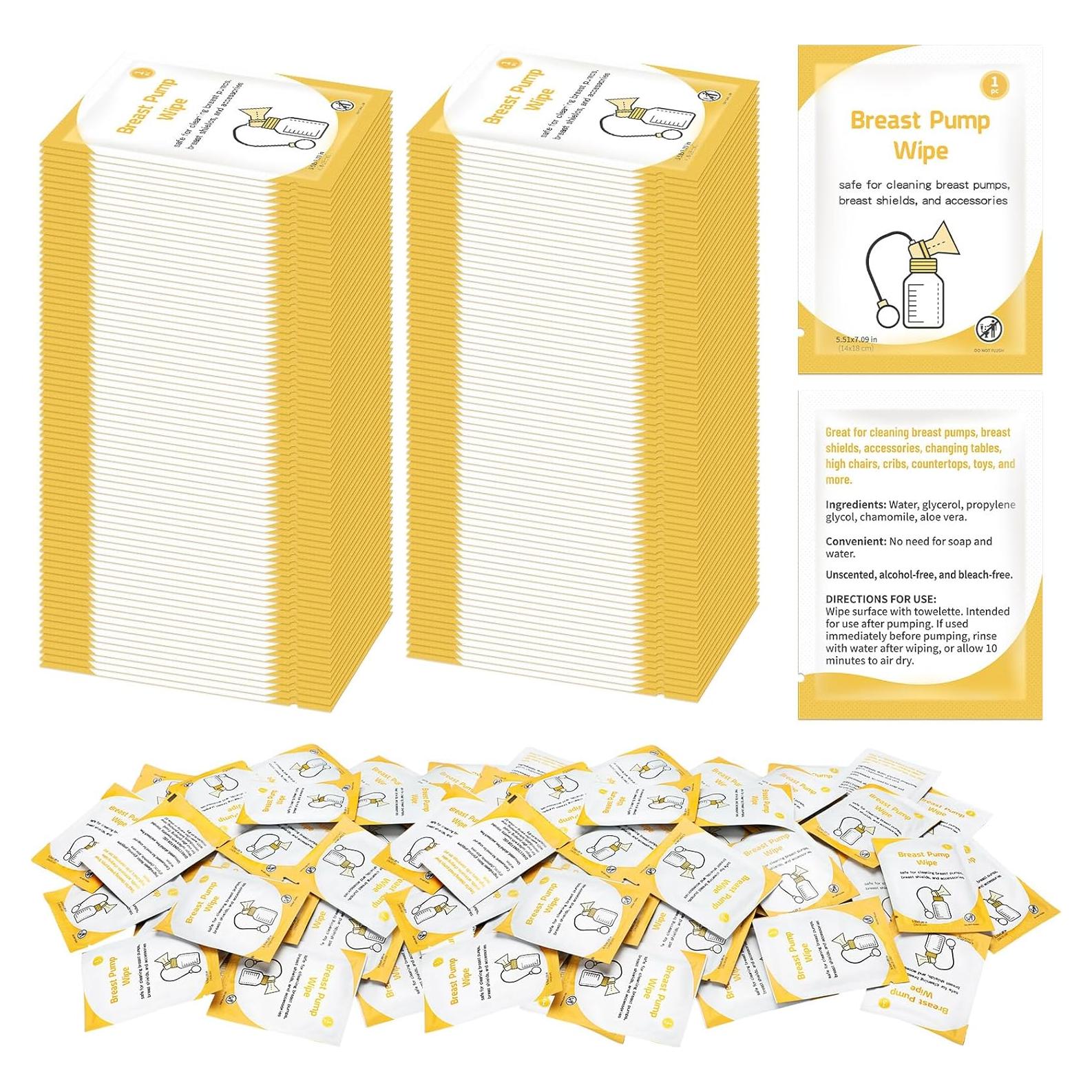 Toallitas para Extractores de Leche Demissle 100 Pcs Higiénicas