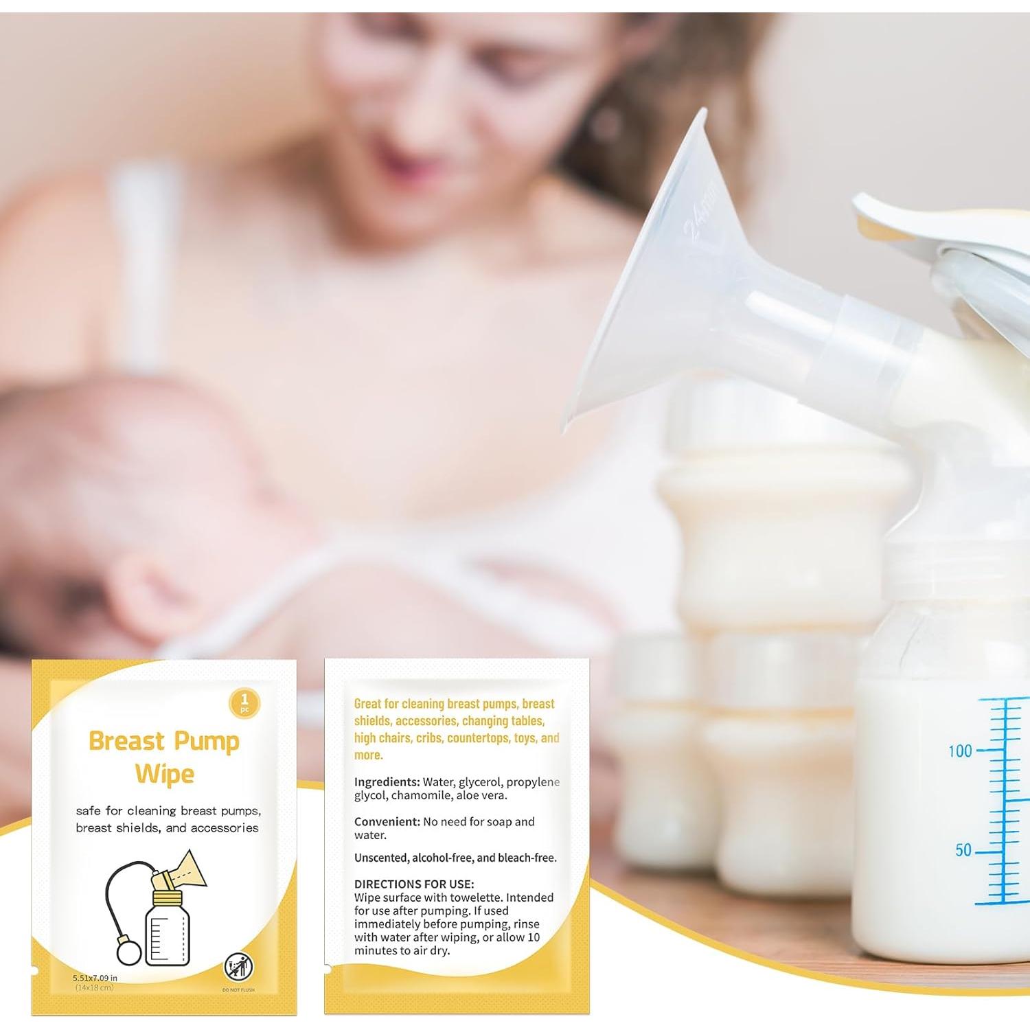 Toallitas para Extractores de Leche Demissle 100 Pcs Higiénicas