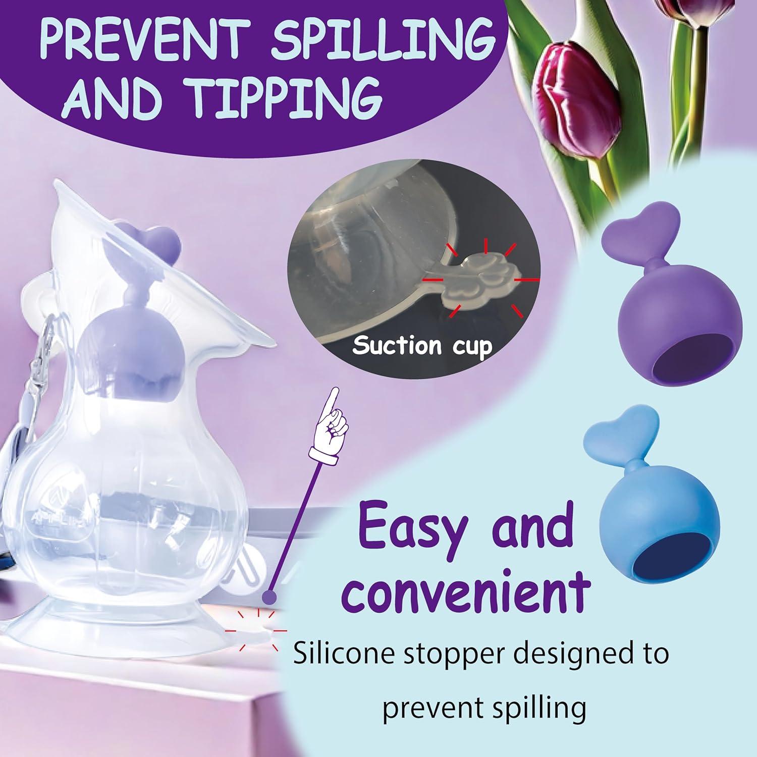 Bomba Manual de Pecho Amplim 148 ml Silicona Alimenticia Azul